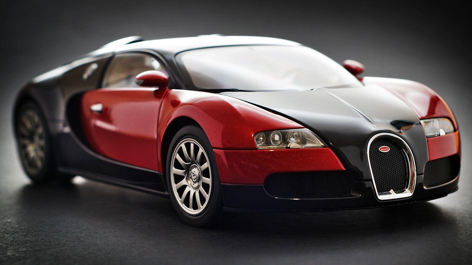 1920x1080 Black Bugatti Veyron Wallpaper