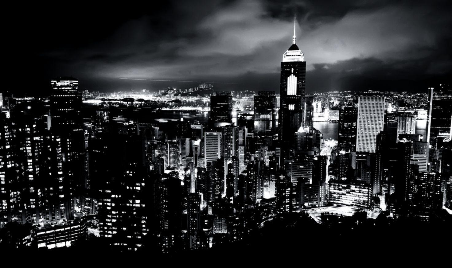 Black and White Rain City Wallpapers - Top Free Black and White Rain ...