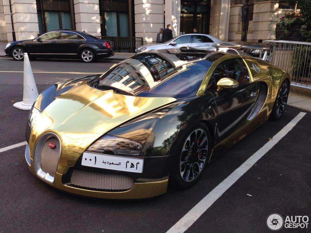 Автомобиль Bugatti Veyron Diamond Ltd золото