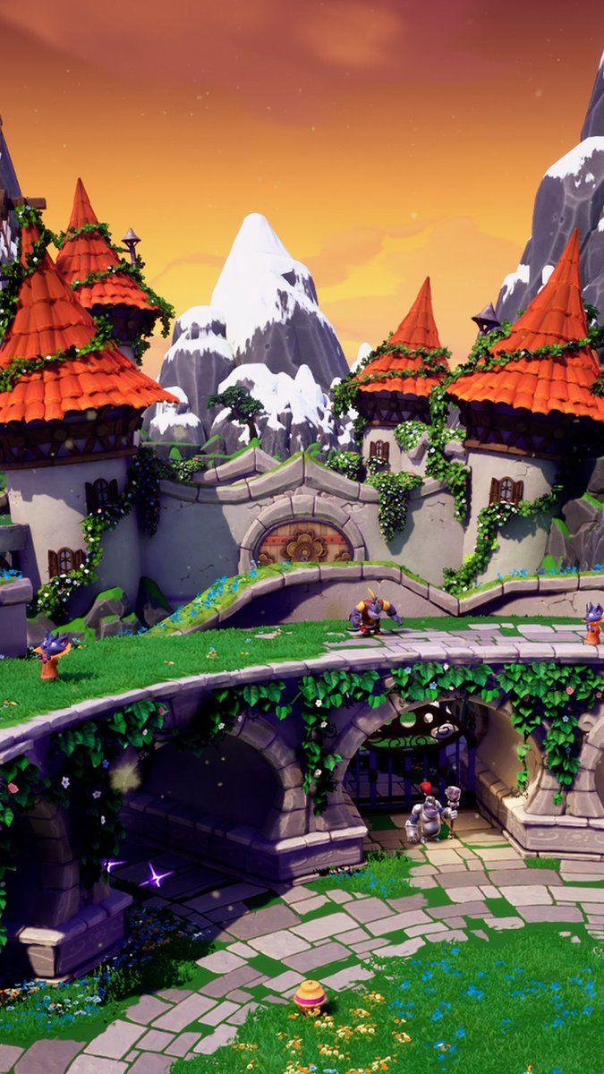 675x1200 PlayStation down the days until Spyro Reignited Trilogy roars onto PS4? Enjoy these mobile wallpaper from the world of your favorite purple dragon