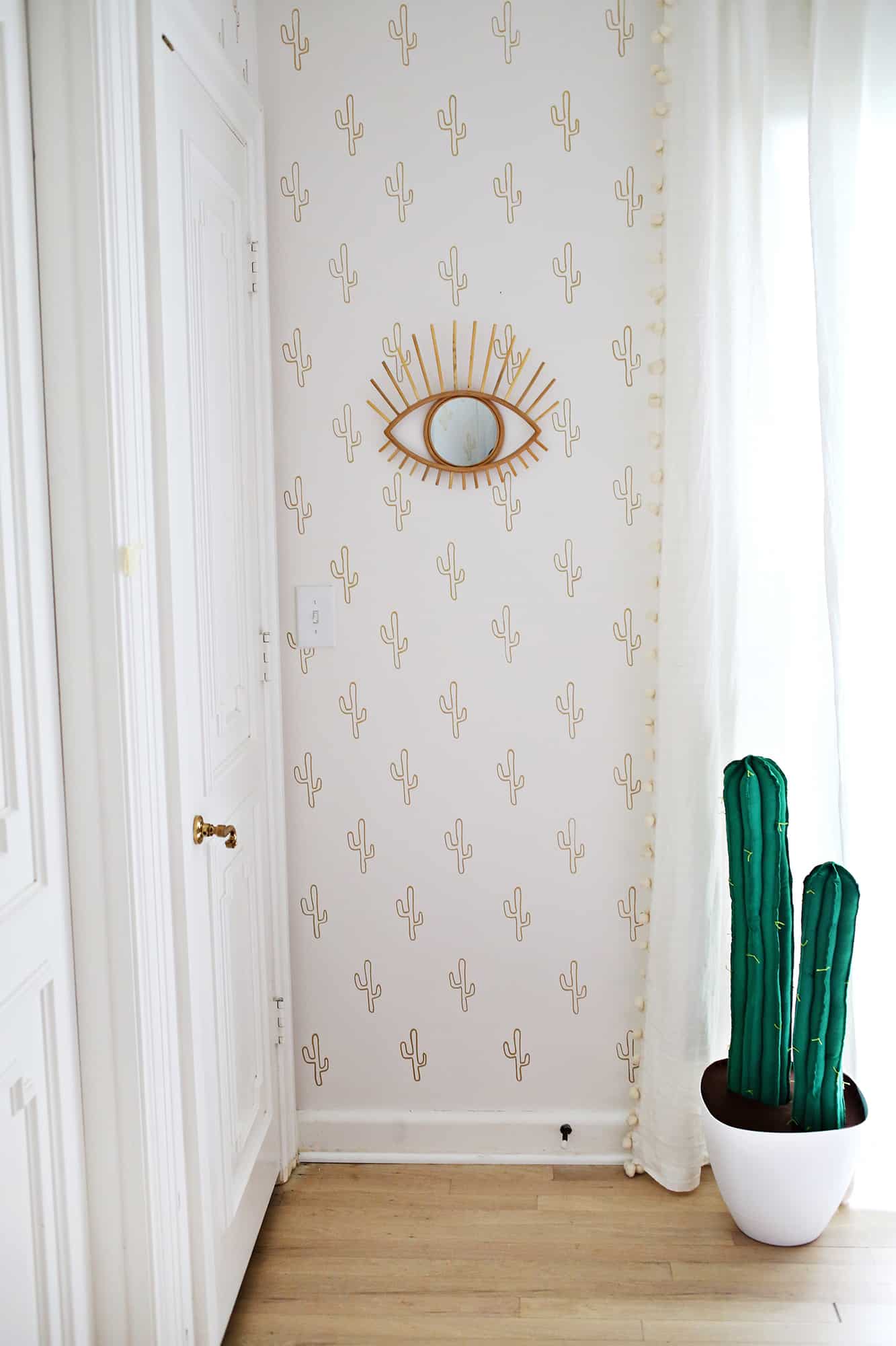 1333x2000 Gold Cactus Wallpaper DIY Beautiful Mess