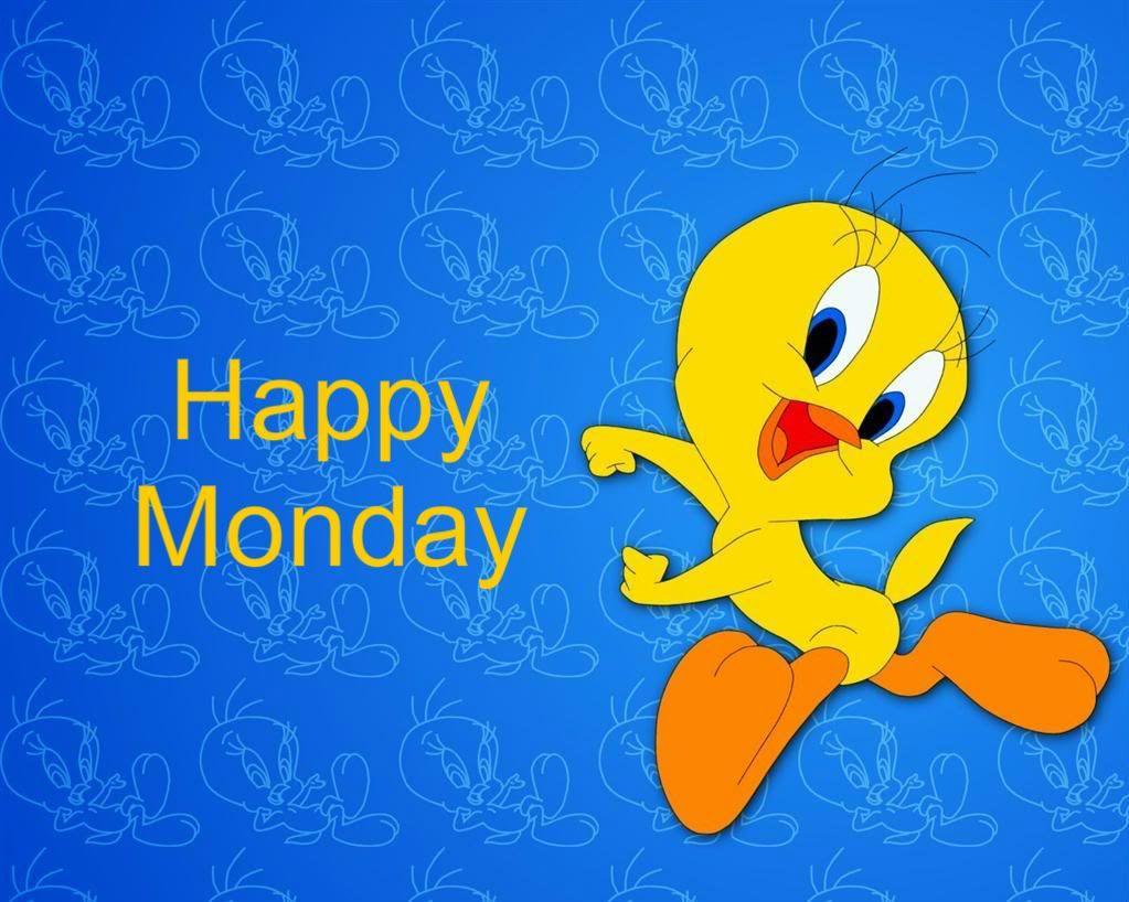 1023x818 tweey happy monday. Tweety Monday blue Image. Tweety bird quotes, Bird quotes, Tweety