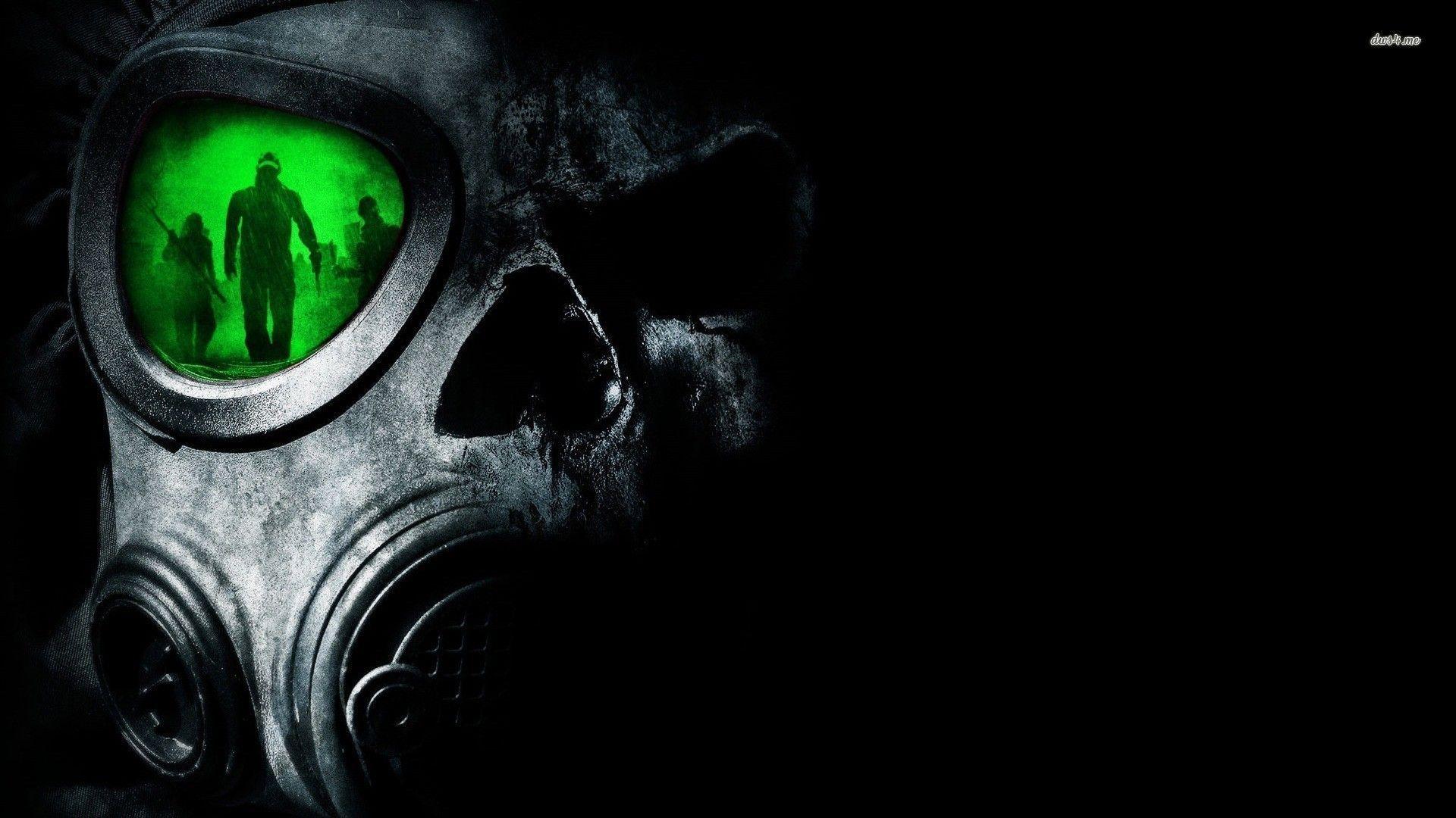1920x1080 Gas Mask Wallpaper