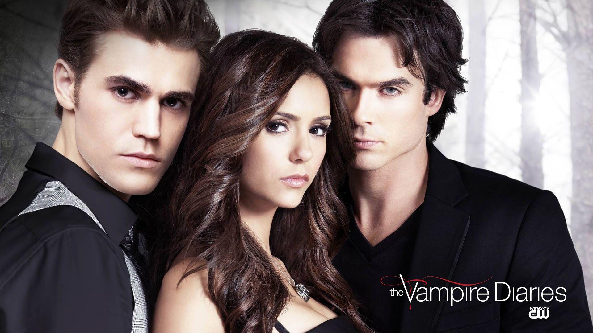 1920x1080 Vampire Diaries Stefan And Elena Wallpaper
