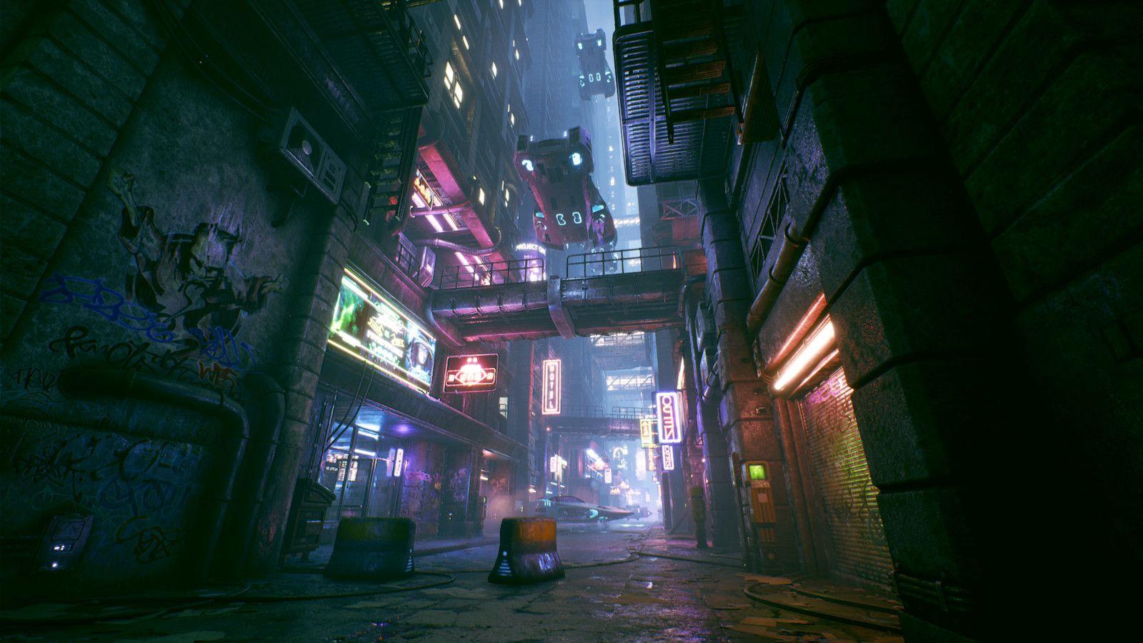 Cyberpunk Alley Wallpapers - Top Free Cyberpunk Alley Backgrounds ...