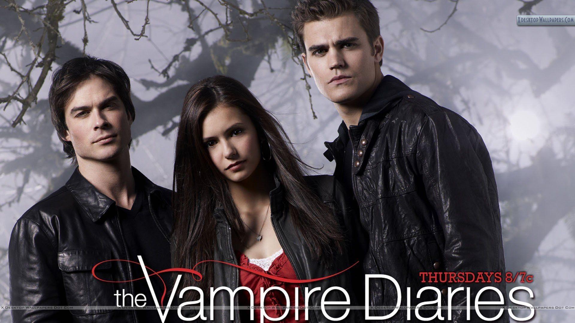 1920x1080 Vampire Diaries Wallpaper Damon and Elena