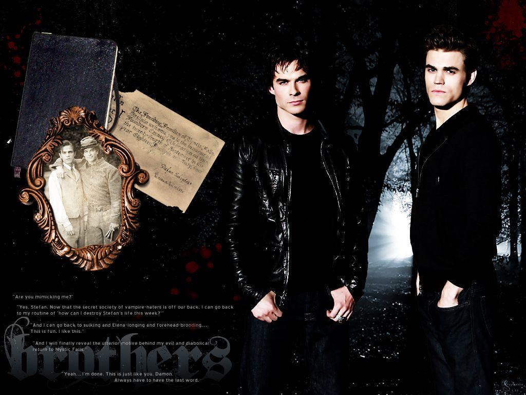 1024x768 Free download DamonStefan Damon and Stefan Salvatore Wallpaper 24876385 [1024x768] for your Desktop, Mobile & Tablet. Explore Stefan and Damon Salvatore Wallpaper. Vampire Diaries Wallpaper, The Vampire Diaries Damon