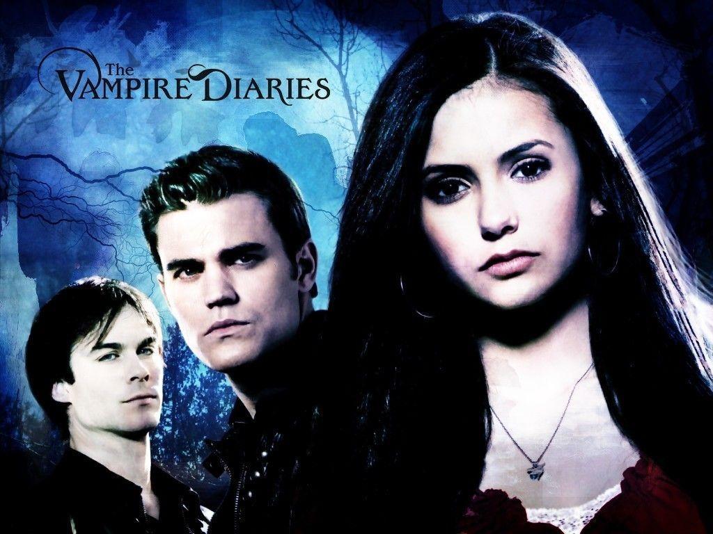 1024x768 Vampire Diaries Stefan And Elena Wallpaper