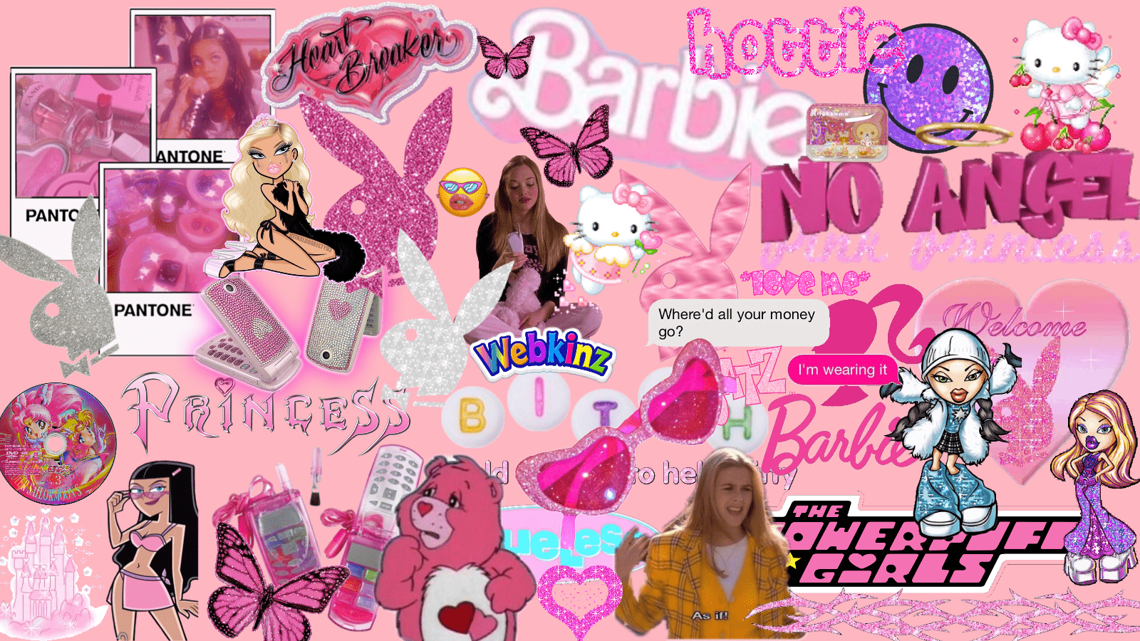 bratz y2k aesthetic Wallpaper by jainatriva