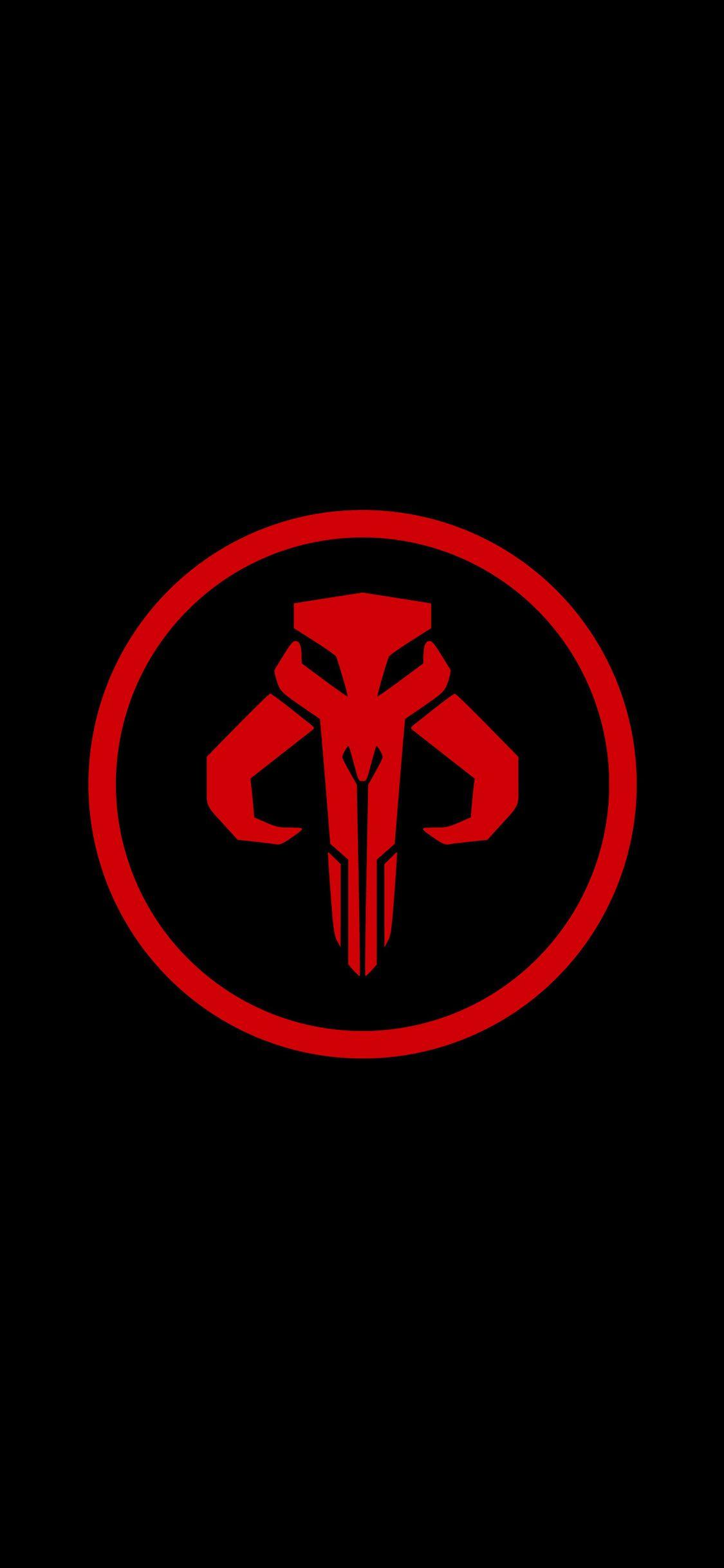 1125x2436 The Mandalorian Star Wars Logo 4k iPhone XS, iPhone iPhone X HD 4k Wallpaper, Image, Background, Photo and Picture