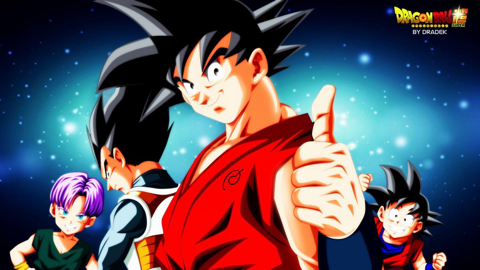 1600x900 Awesome Dragon Ball Super Free Background Id Trunks Vegeta Et Goku