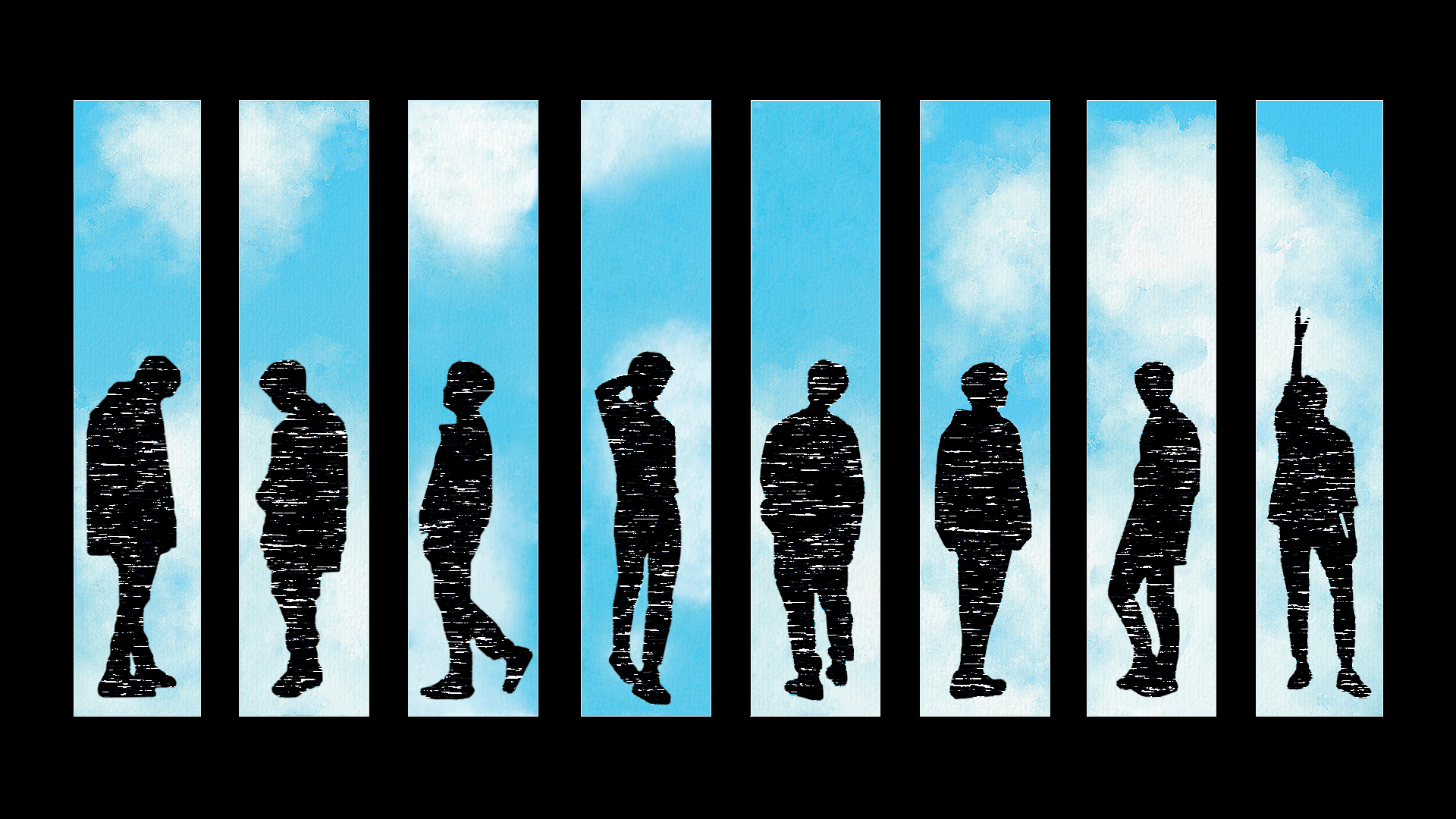 1920x1080 So. I made a simple wallpaper with everyone's silhouettes from the Levanter dance practice(s)