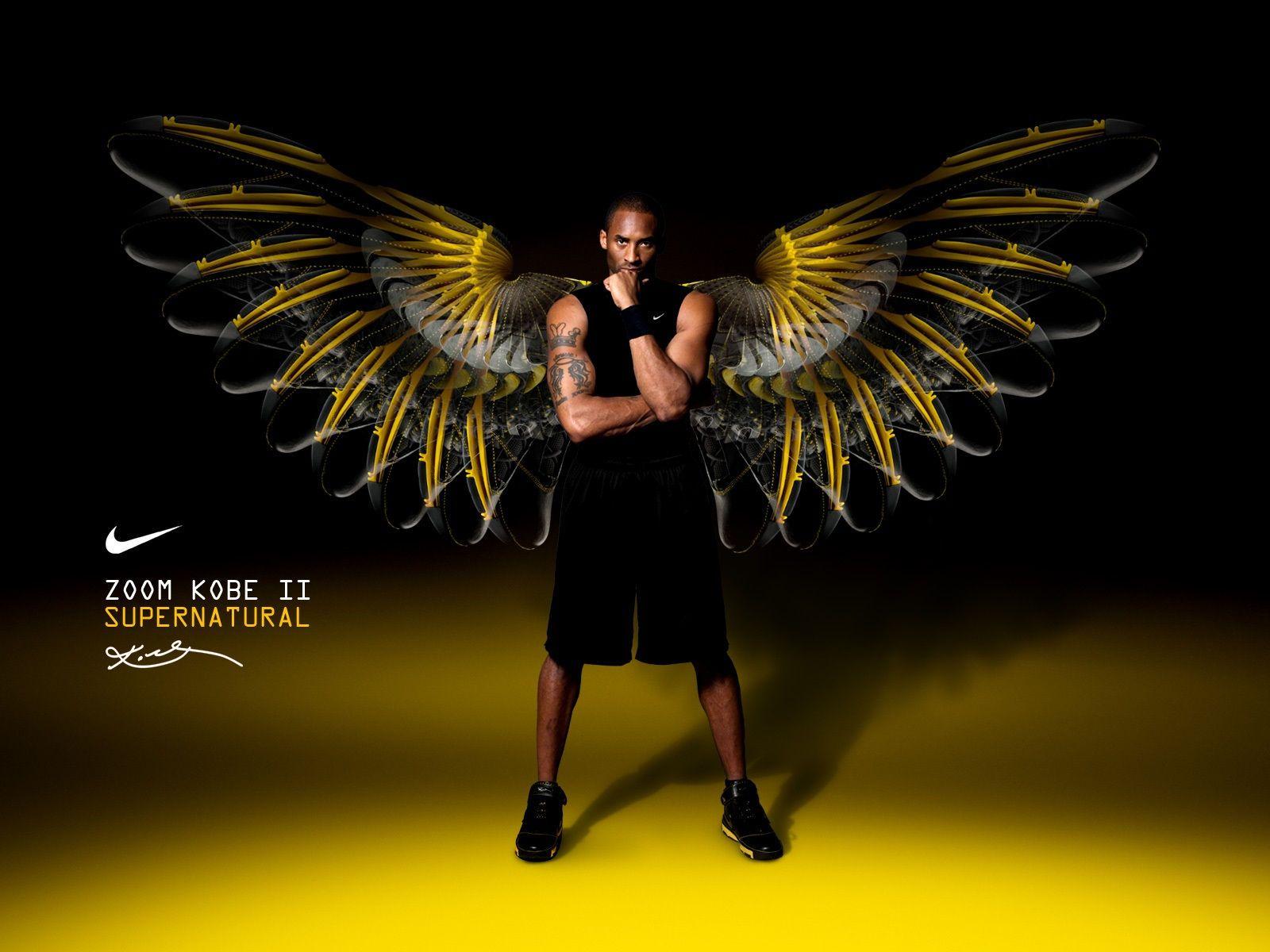 1600x1200 Basketball Players Kobe Nike wallpaper HD. Free desktop background