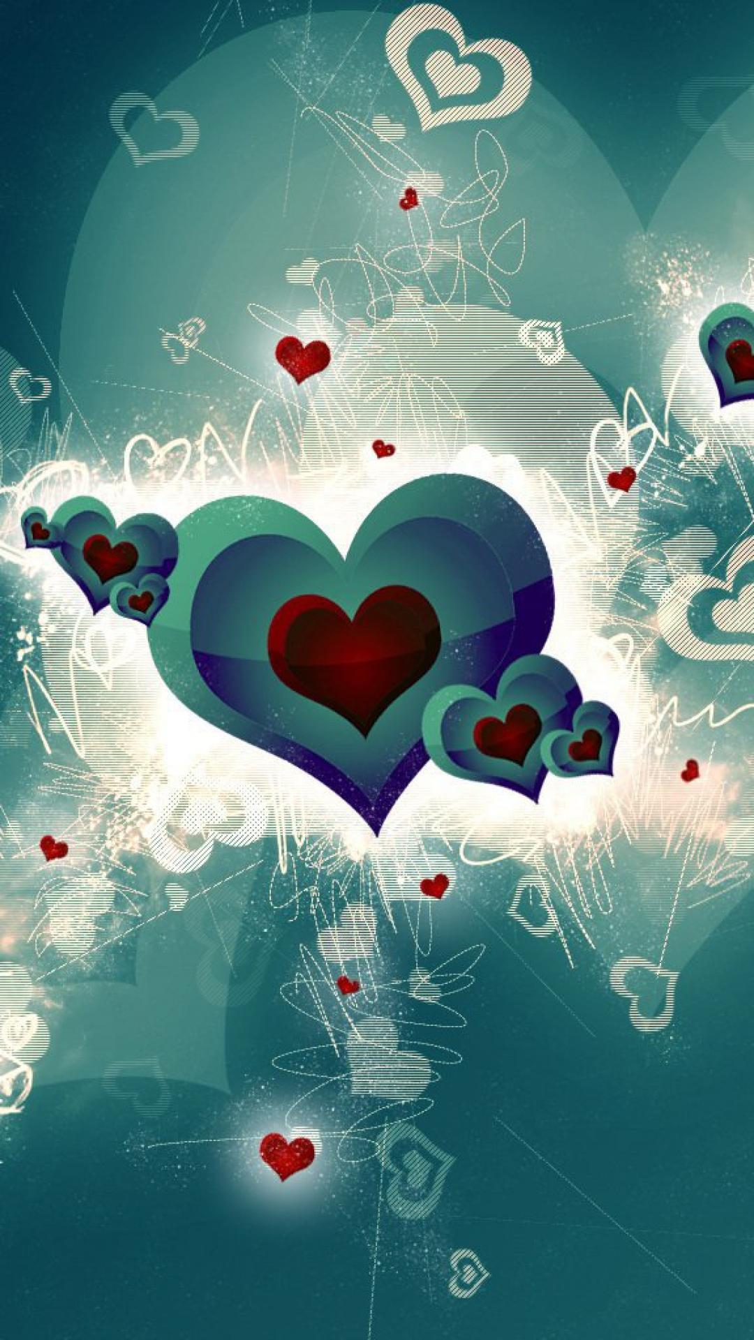 1080x1920 Wallpaper I Love You Bergerak Wallpaper HD Love