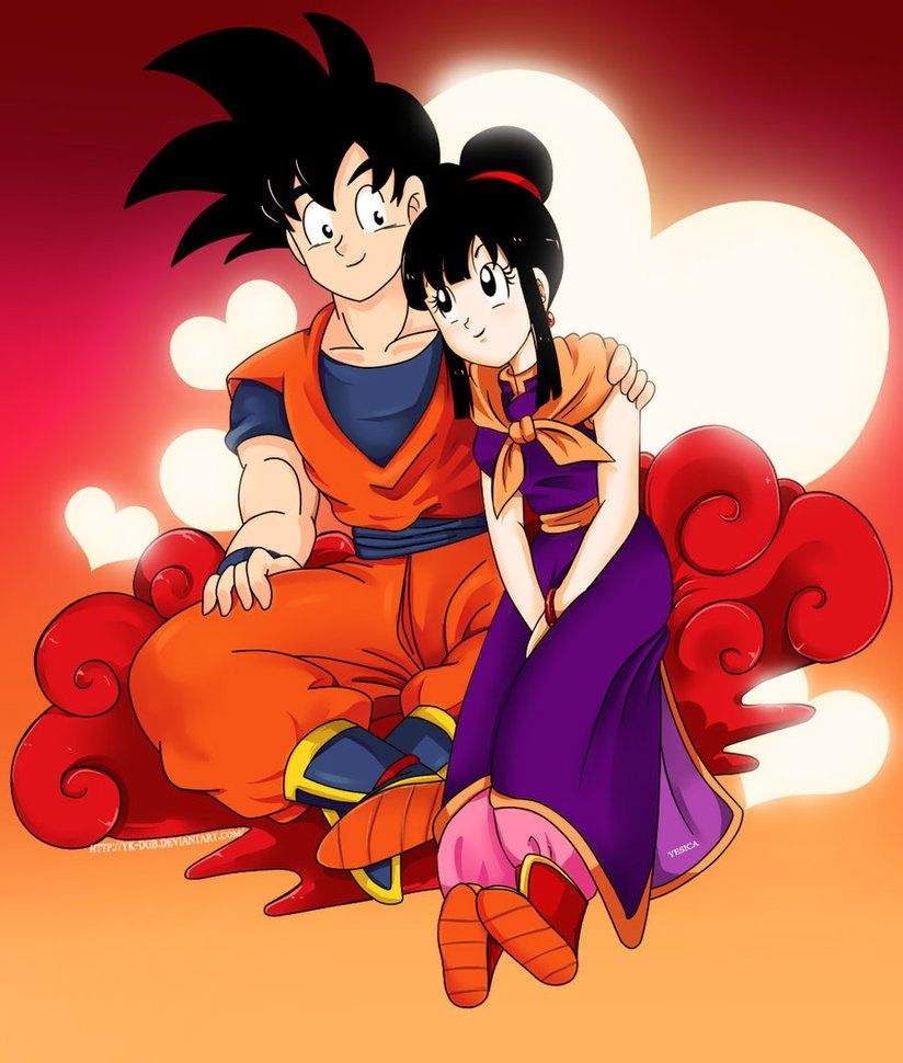 824x970 Goku And Chichi Wallpaper
