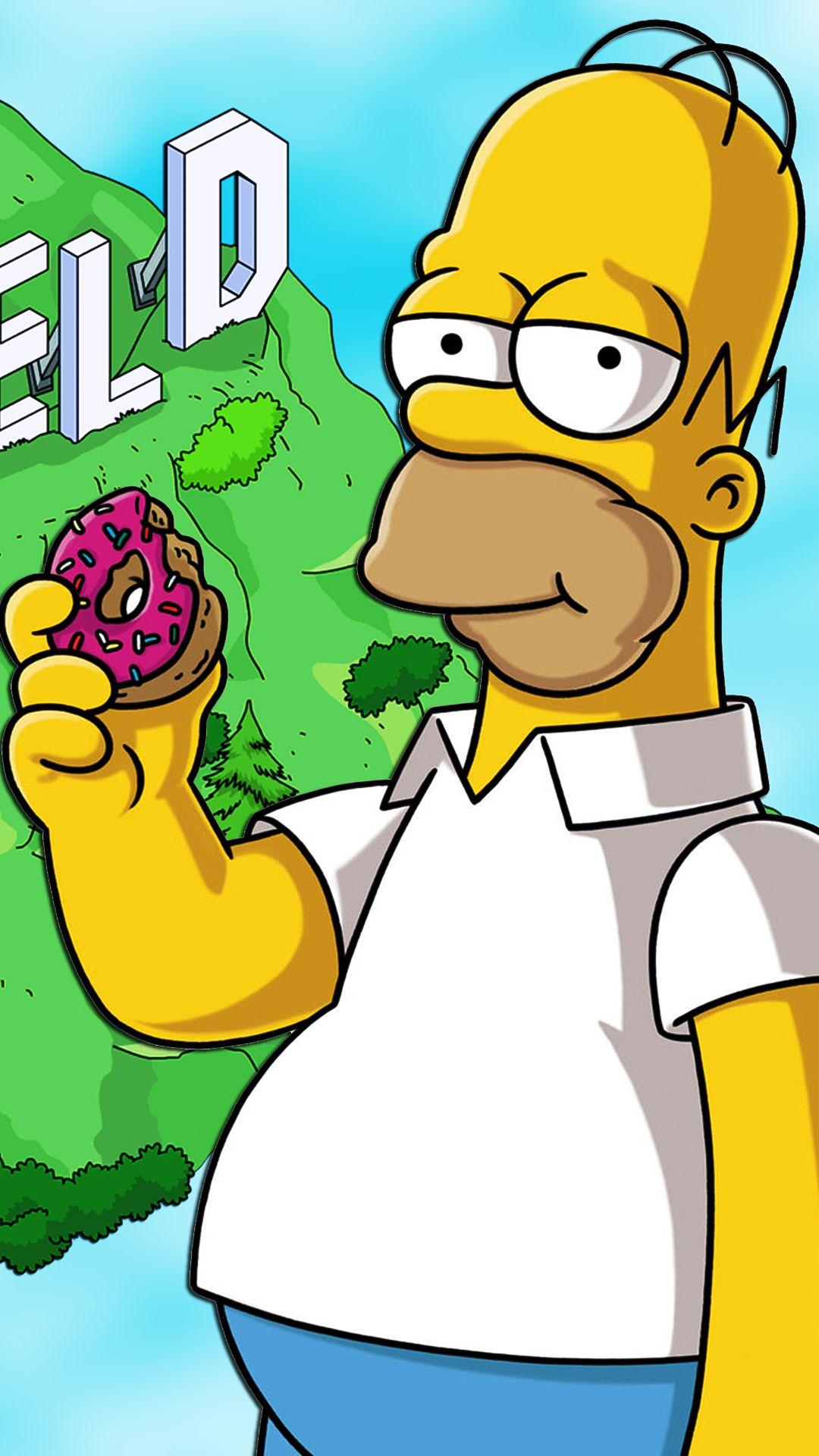 1080x1920 Homer Simpson iPhone Background