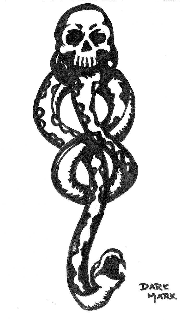 750x1334 The Dark Mark Wallpaper