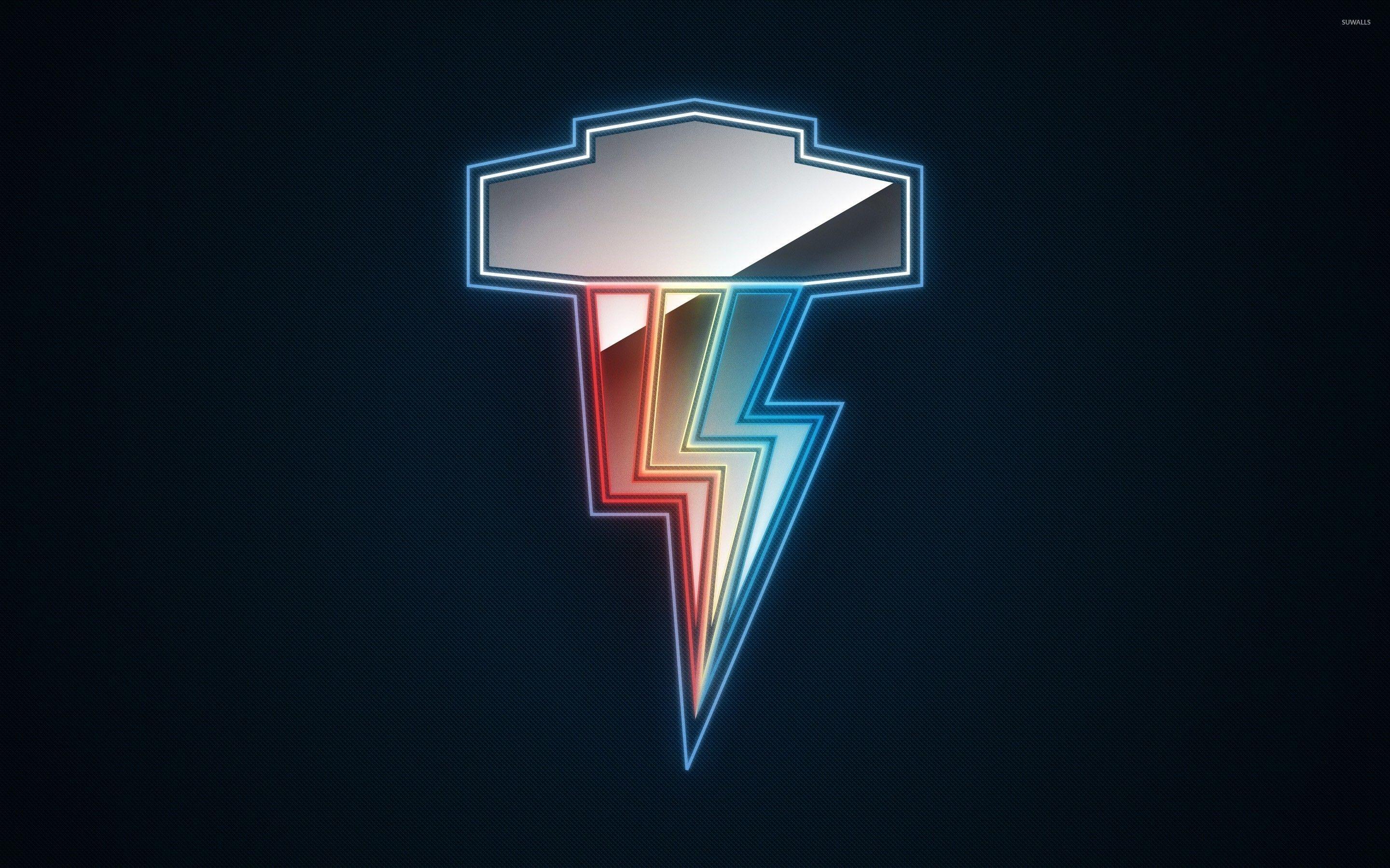 2880x1800 Rainbow Dash cutie mark on dark blue texture wallpaper wallpaper