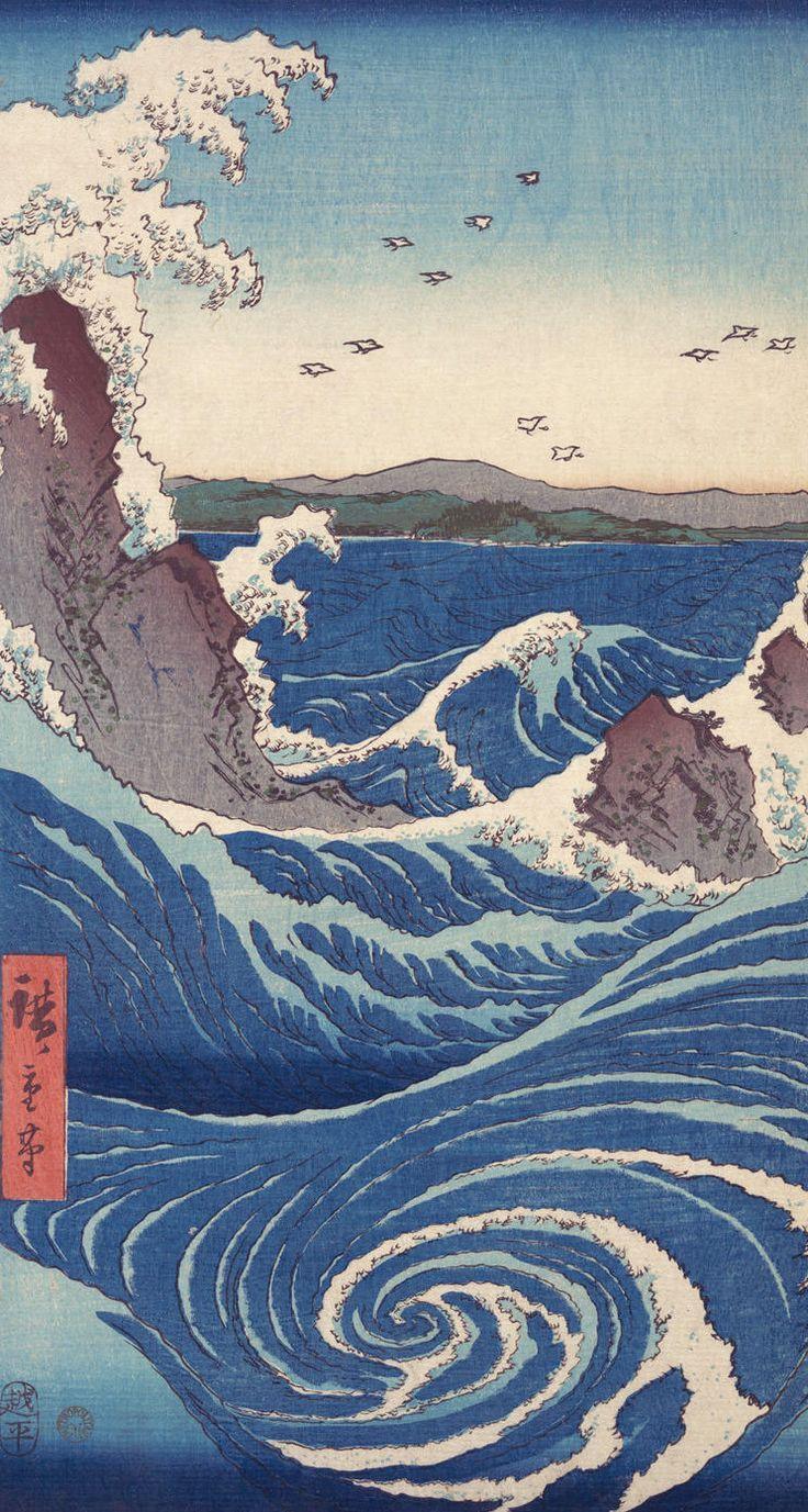 Free download The Great Wave Off Kanagawa Painting iPhone 5 Wallpaper  640x1136 for your Desktop Mobile  Tablet  Explore 46 The Great Wave  Wallpaper  The Great Wave Off Kanagawa Wallpaper