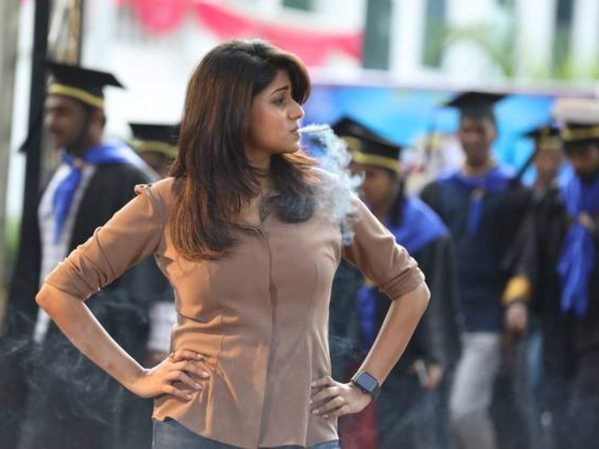 1200x900 Photos of Rachita Ram smoking a cigarette stun fans; go viral on social media. Kannada Movie News of India