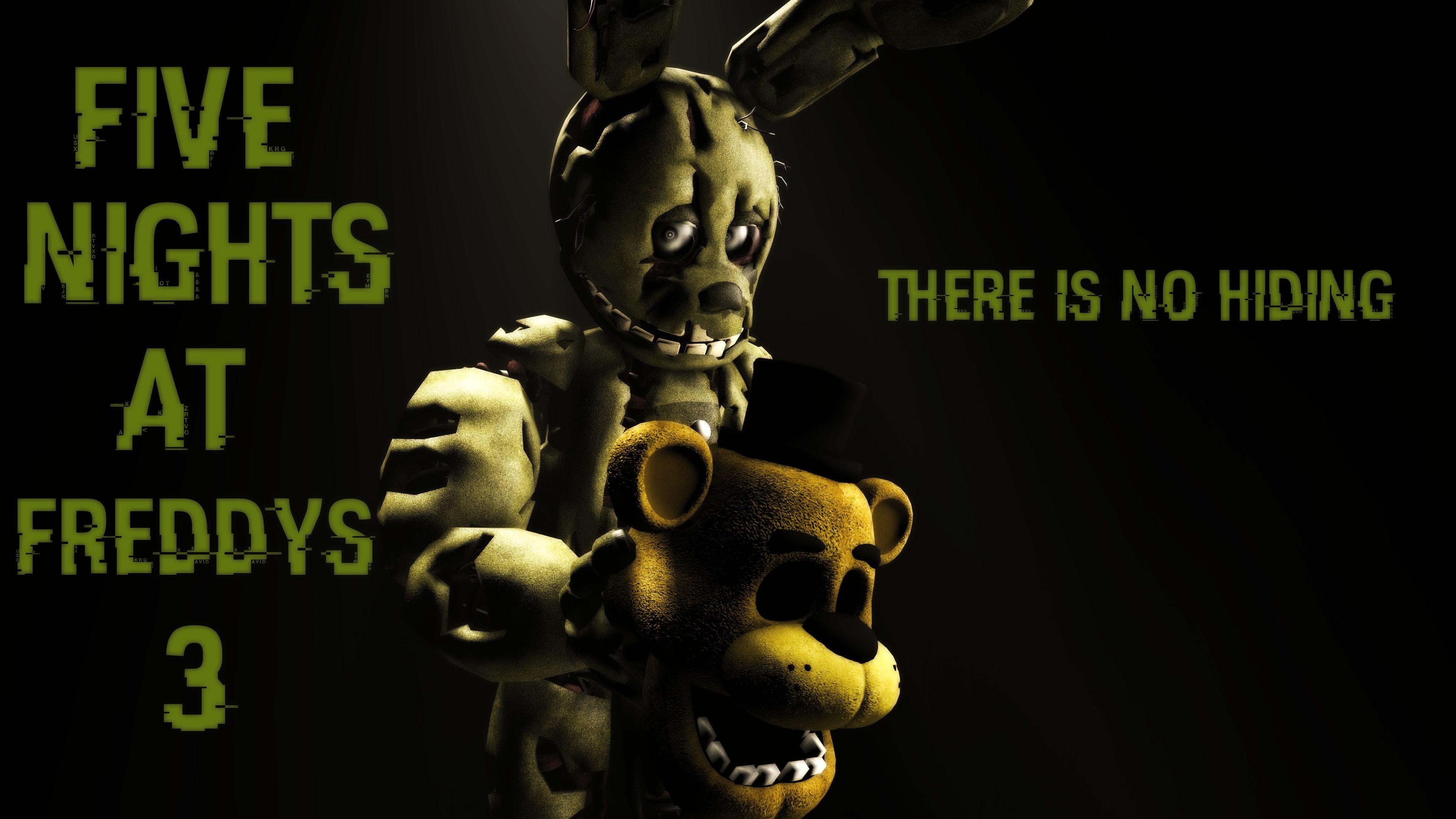 3840x2160 Springtrap X Golden Freddy Wallpaper