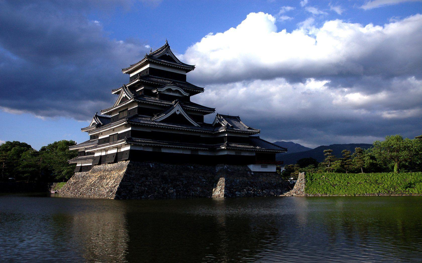 1680x1050 water Japan castles matsumoto Japanese architecture. Japanese castle, Desktop picture, Architecture wallpaper