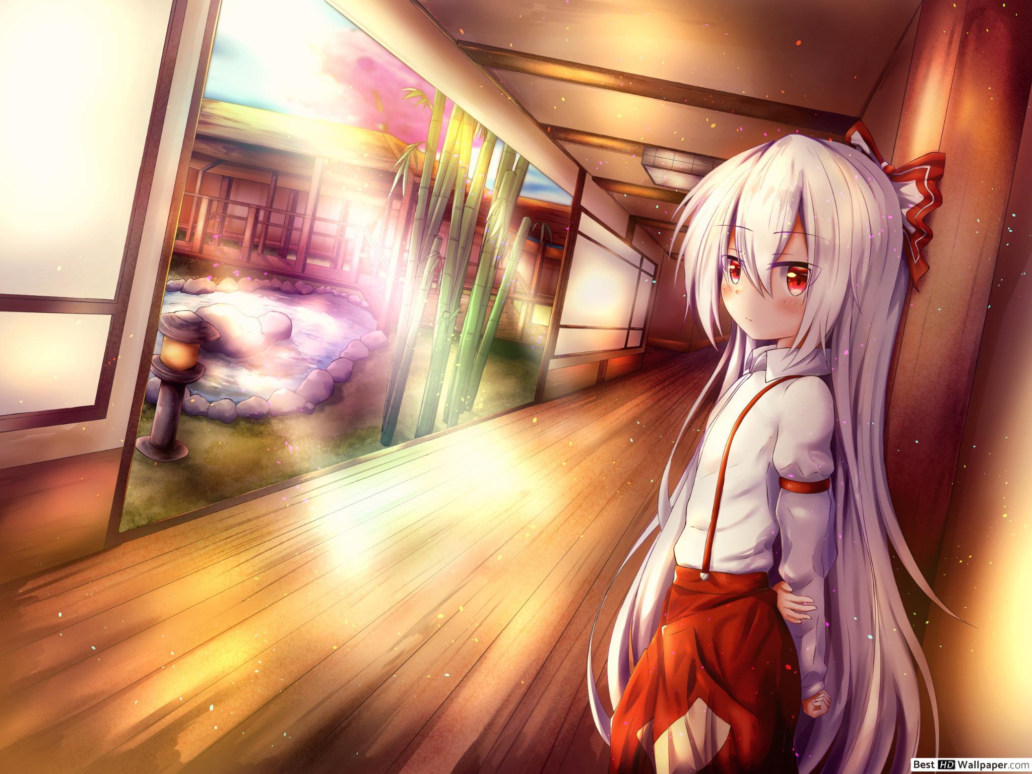2048x1536 Fujiwara No Mokou HD wallpaper download