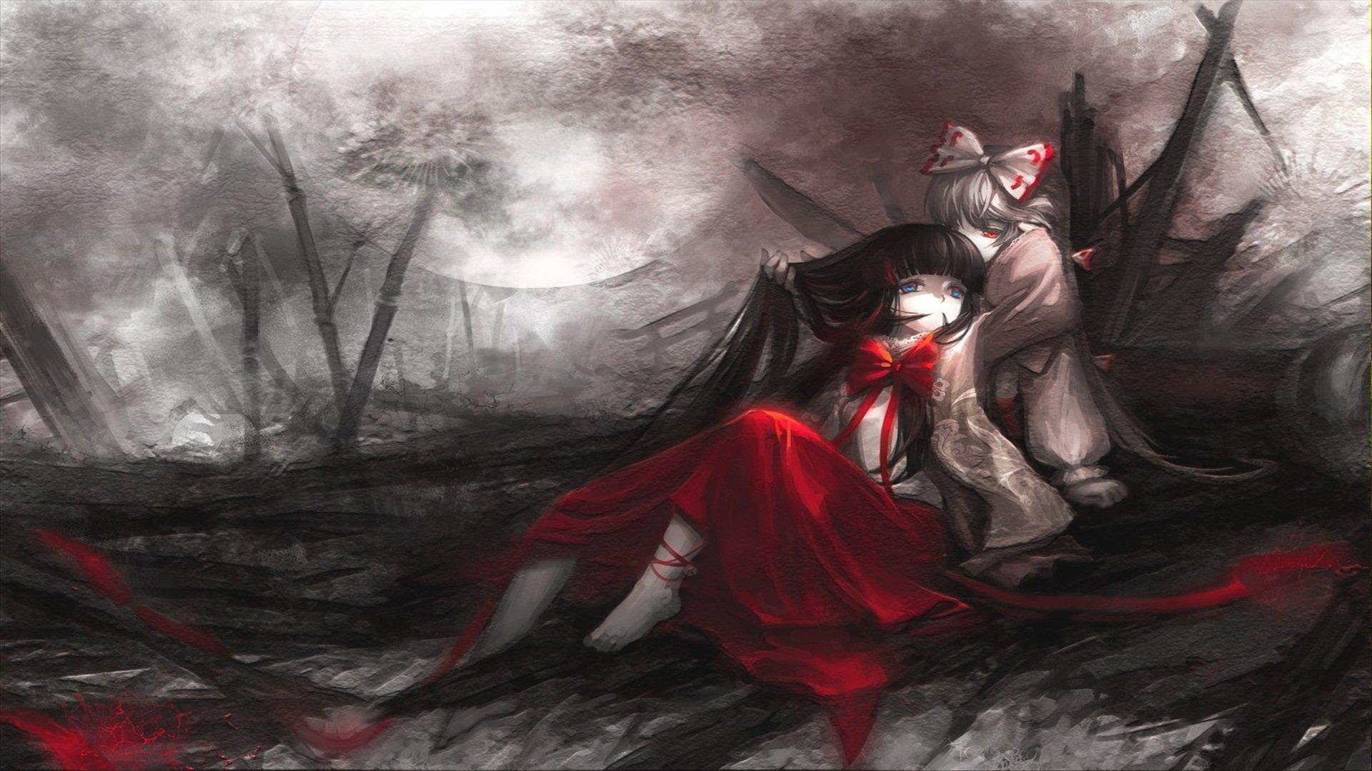 1920x1080 Fujiwara No Mokou wallpaper 1920x1080 Full HD (1080p) desktop background