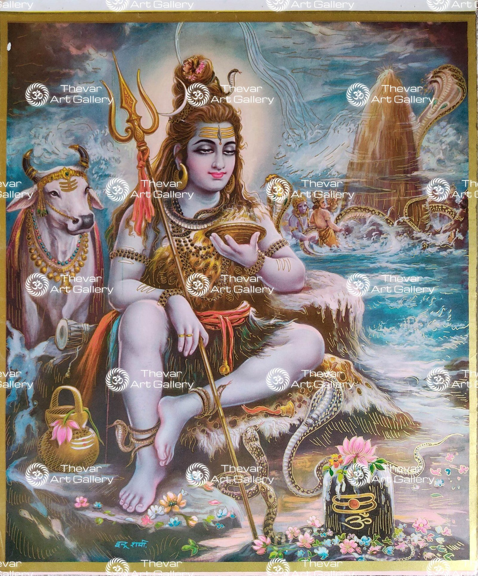 1600x1928 Antique vintage art gallery in online: Mahadev Art Gallery