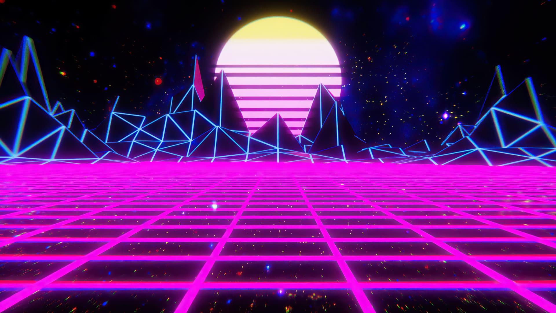 1920x1080 Synthwave Wallpaper ( 4k + HD )