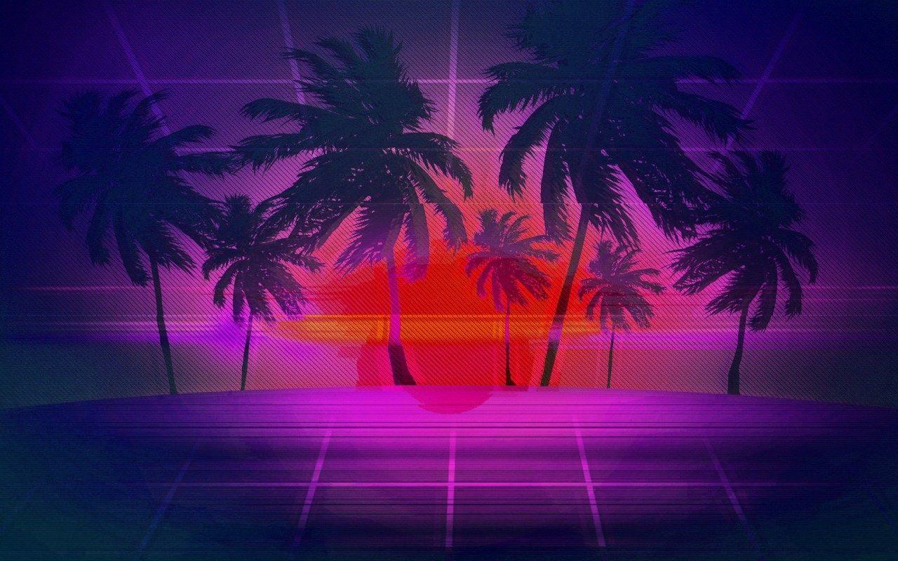 1280x800 Art, Retro, Synthwave HD Wallpaper & Background • 35475 • Wallur