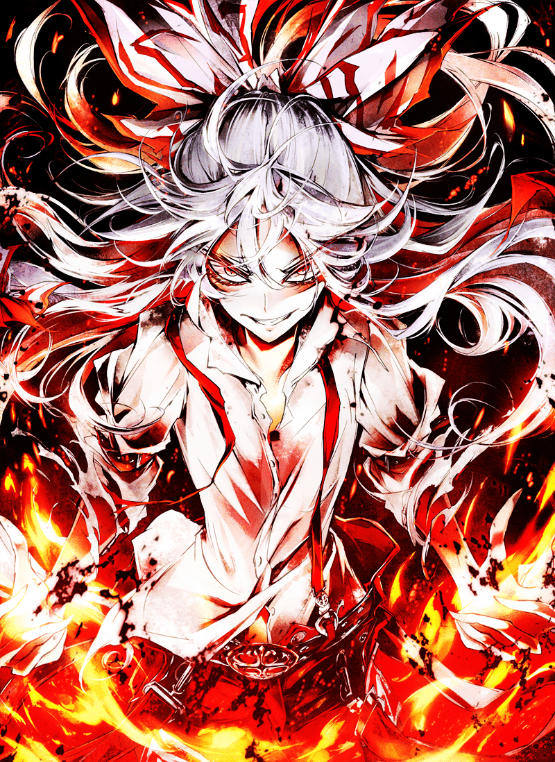 800x1098 Fujiwara no Mokou Wallpaper Anime Image Board