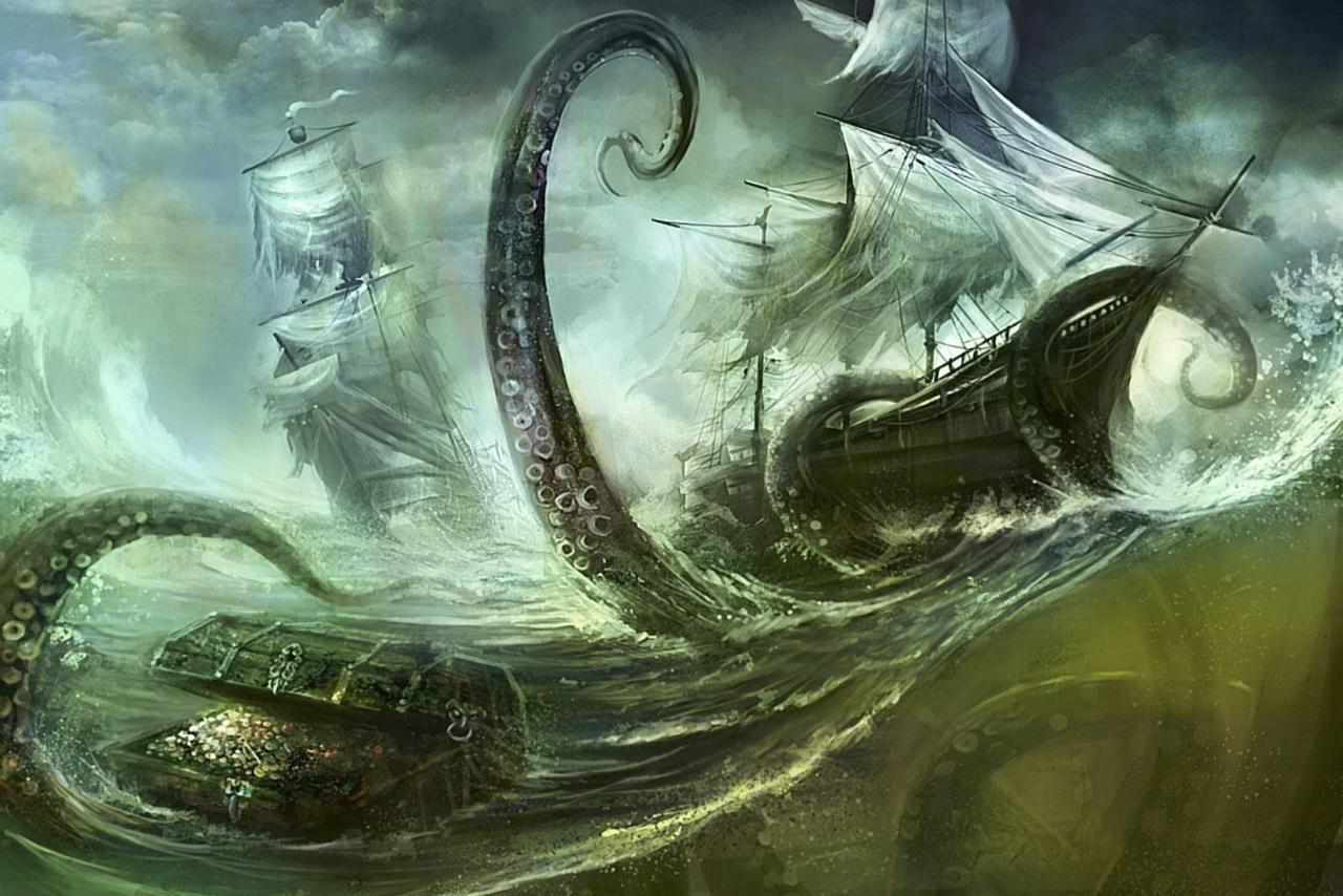 1280x854 Giant Squid Wallpaper