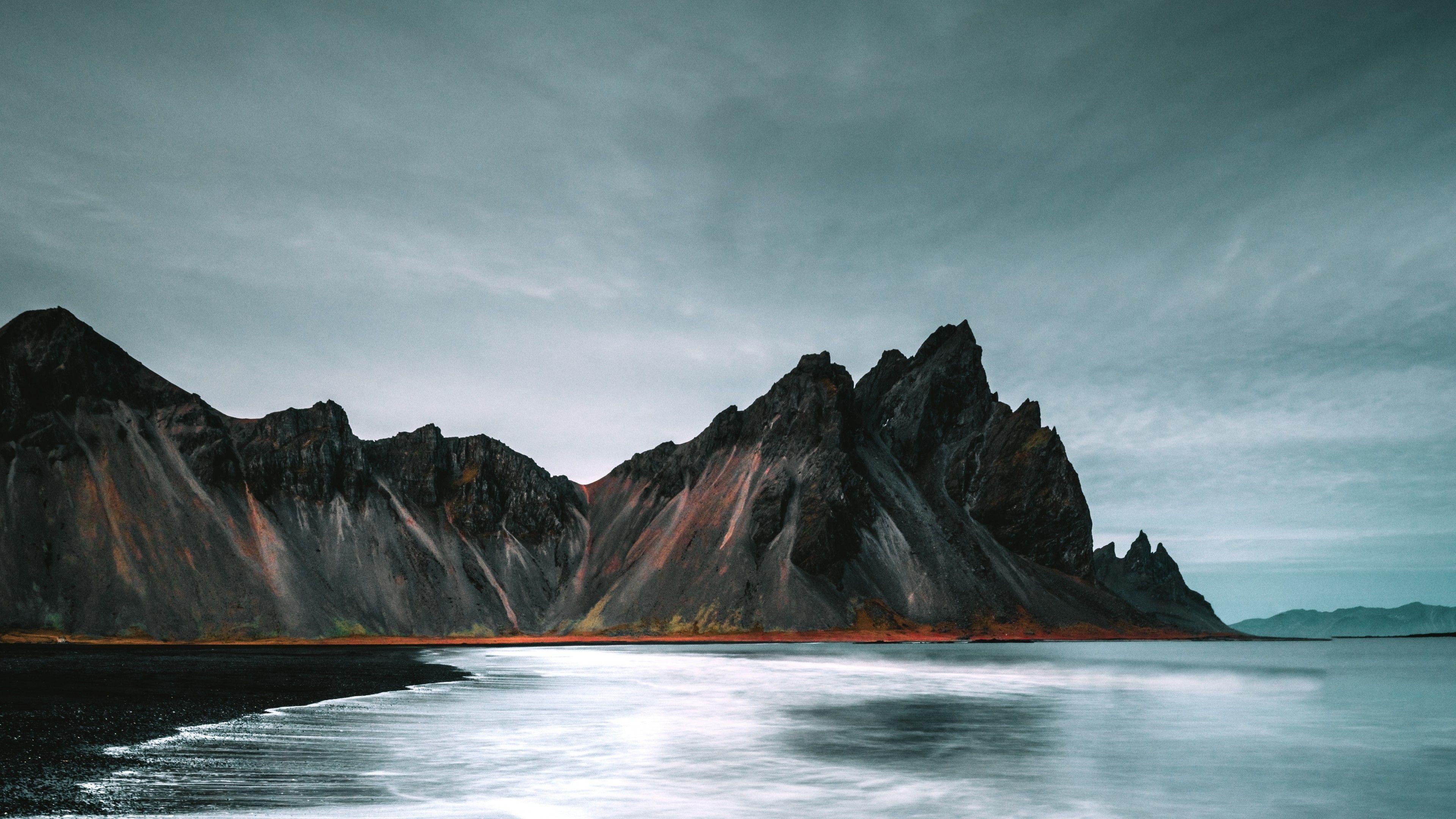3840x2160 Rocks 4K Wallpaper, Seashore, Beach, Iceland, 5K, 8K, Nature