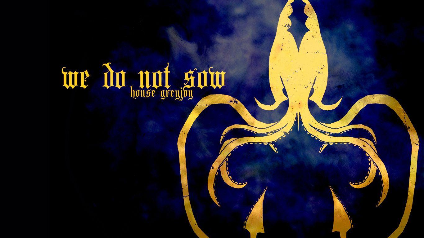 1366x768 Made A House Greyjoy Wallpaper I Rotated The Kraken Of Thrones We Don T Sow Wallpaper & Background Download