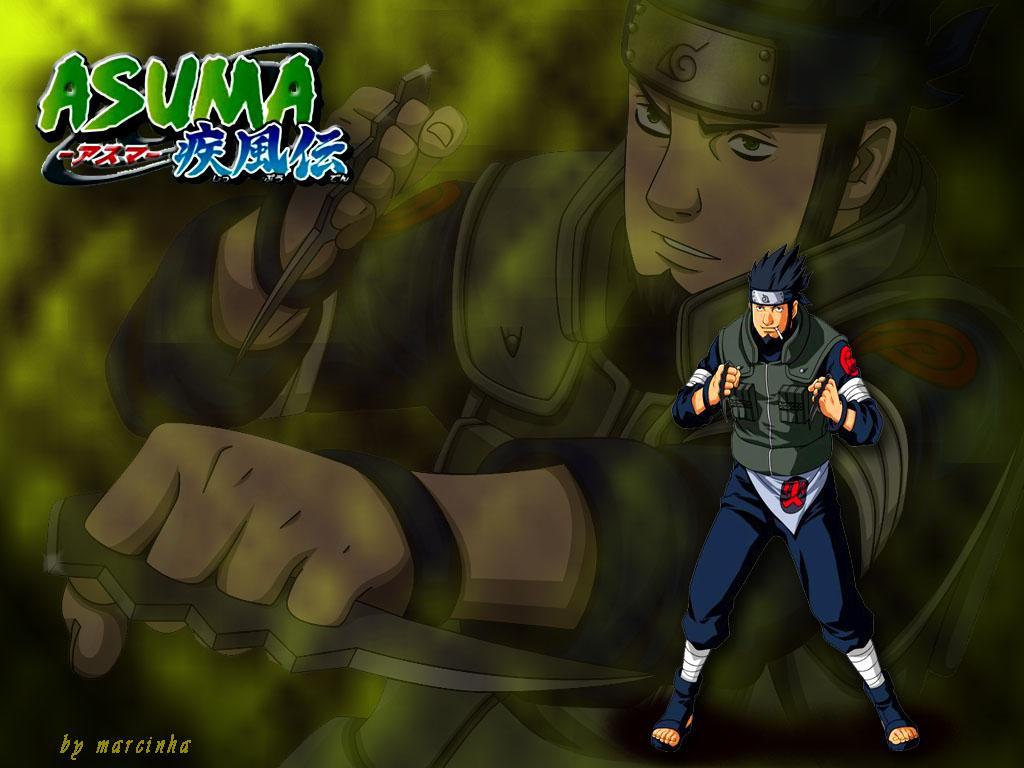 1024x768 Naruto Shippuden Wallpaper: Asuma Sarutobi Wallpaper