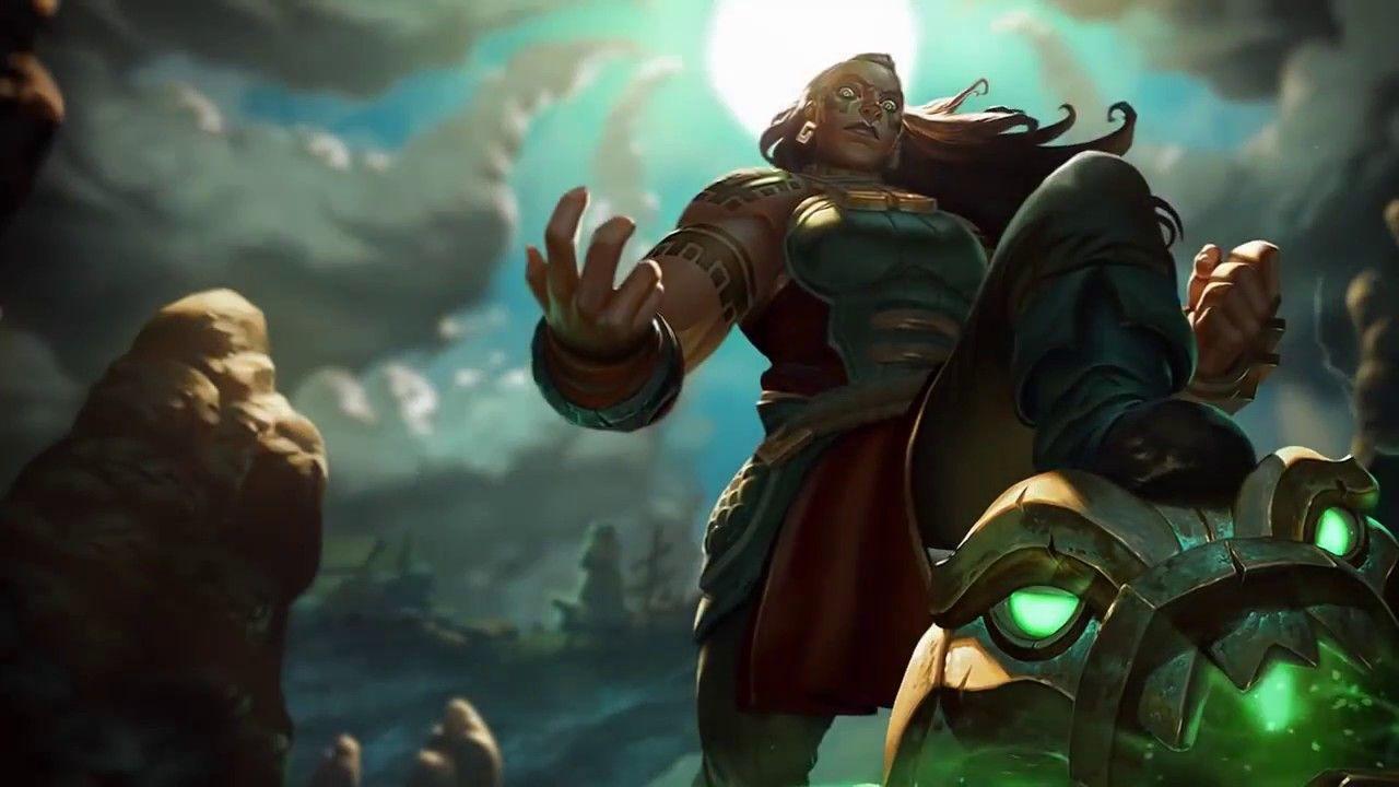 1280x720 Illaoi Kraken Priestess Animated Wallpaper