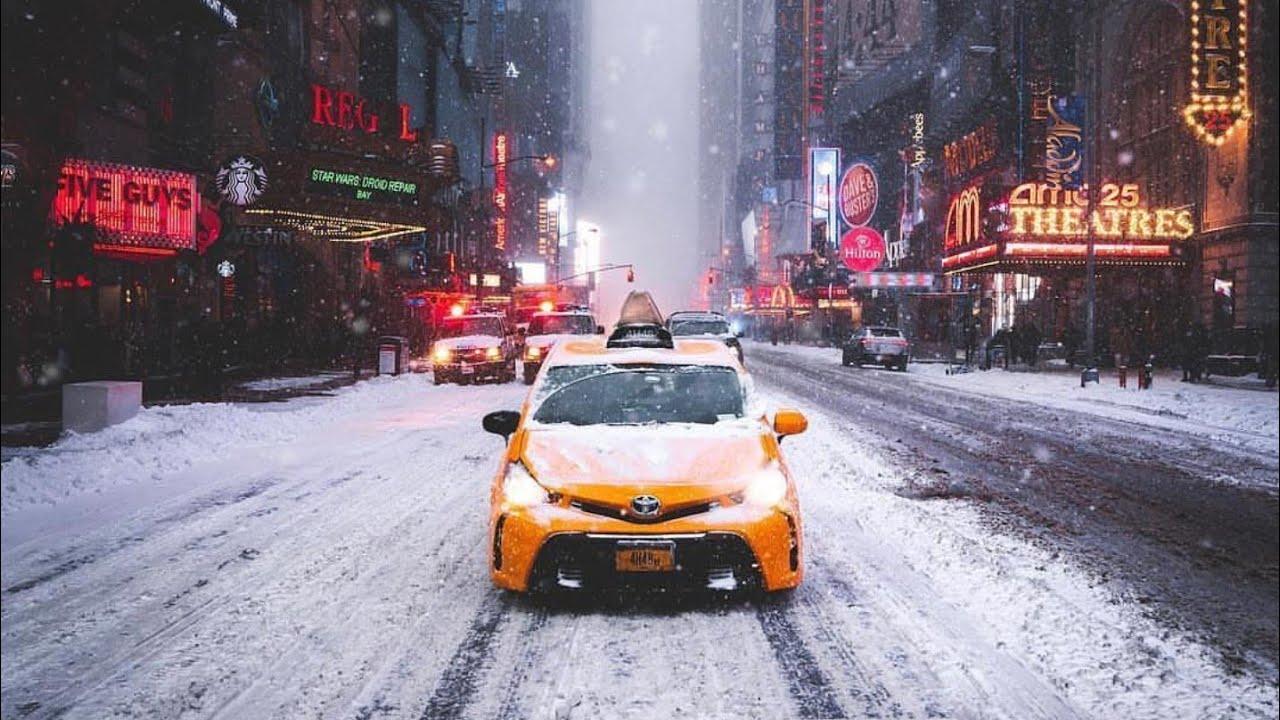 1280x720 NEW YORK CITY 2019: FIRST SNOW BEFORE THE CHRISTMAS! [4K]