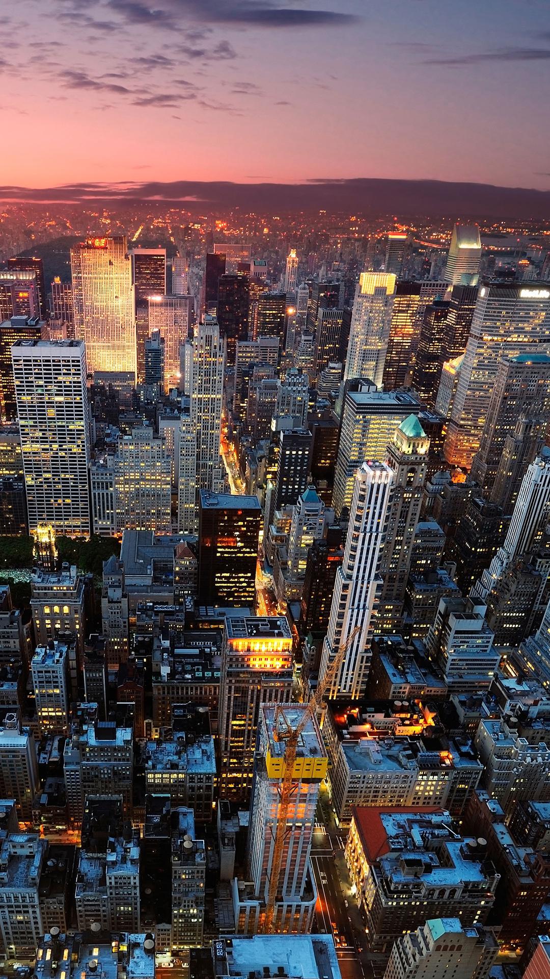1080x1920 New York City Wallpaper: Buildings & City Lights pour Androidéléchargez l'APK