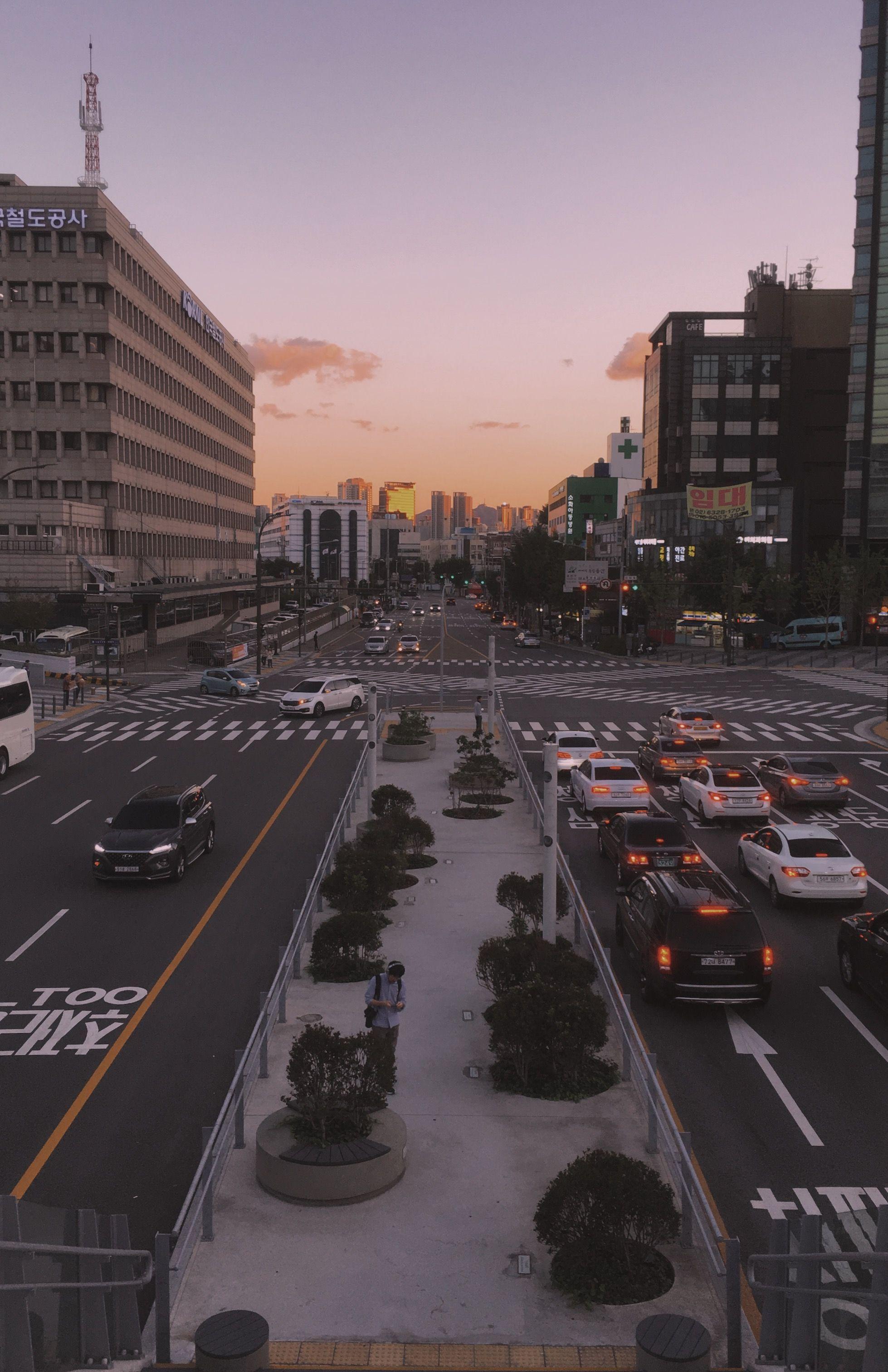 1958x3025 Seoul #street #evening #korea. Korea wallpaper, Aesthetic korea, Seoul photography