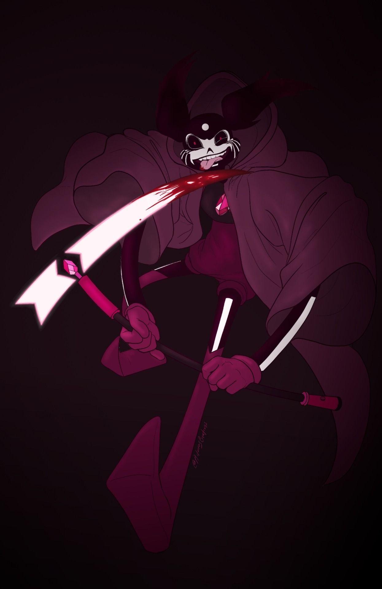 1245x1920 Spinel the way of Jashin. Steven universe, Anime, Horror