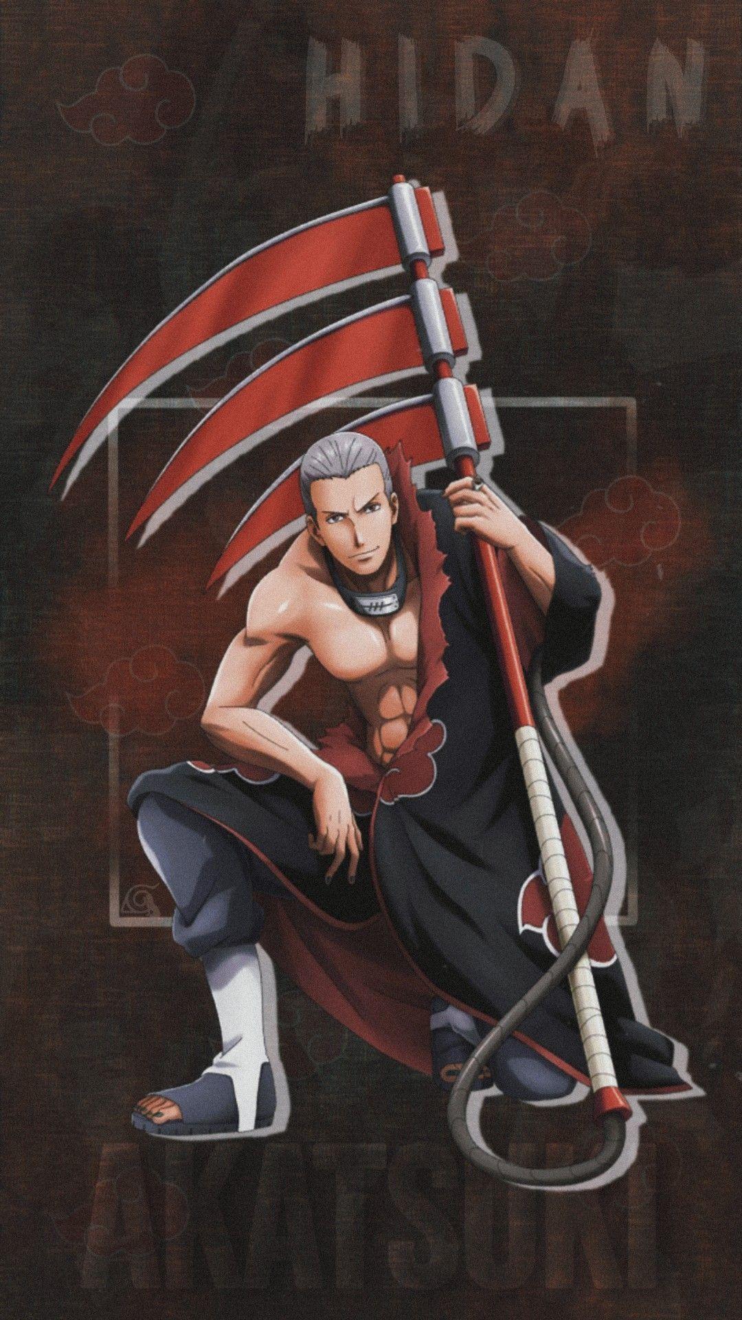 1080x1920 ⚘ hidan akatsuki em 2020. Personagens de anime, Naruto, Anime