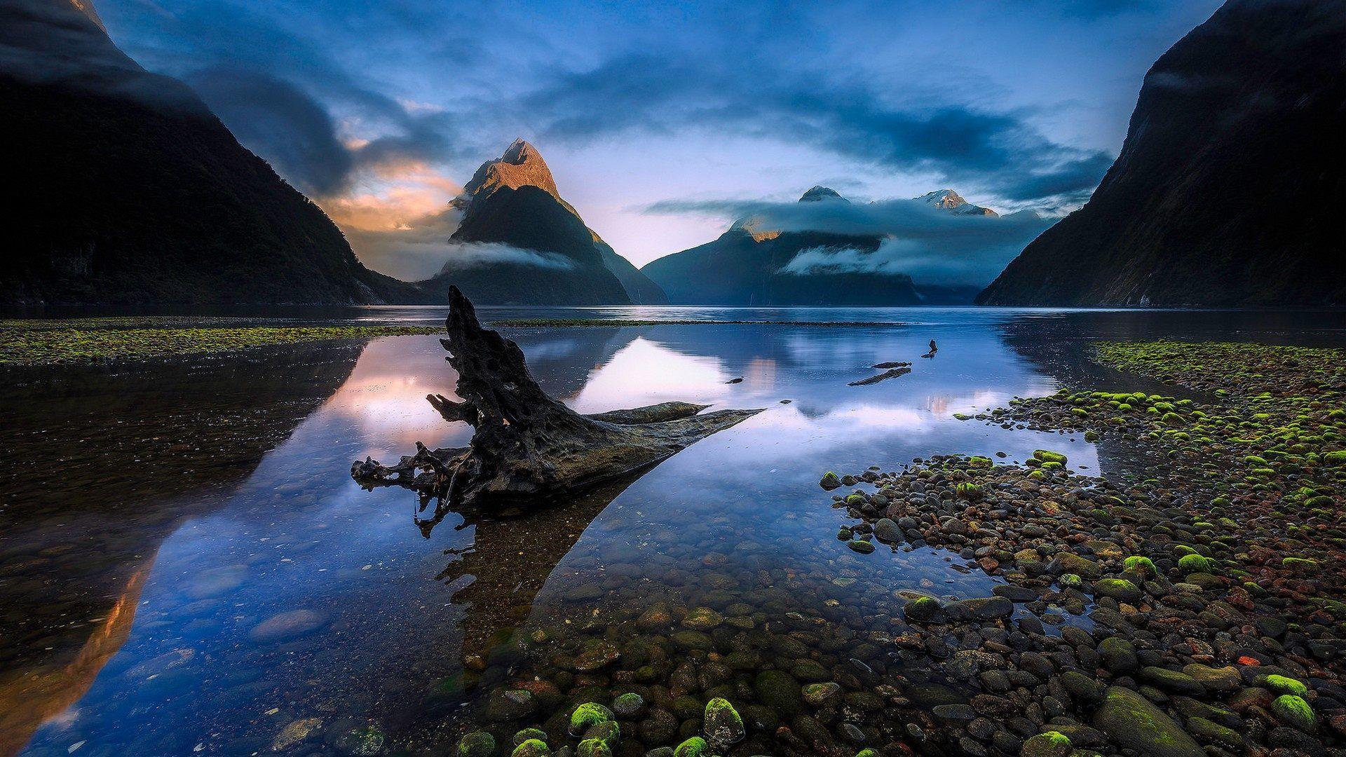 1920x1080 Milford Sound New Zealand Wallpaper Of Beautiful Scenery