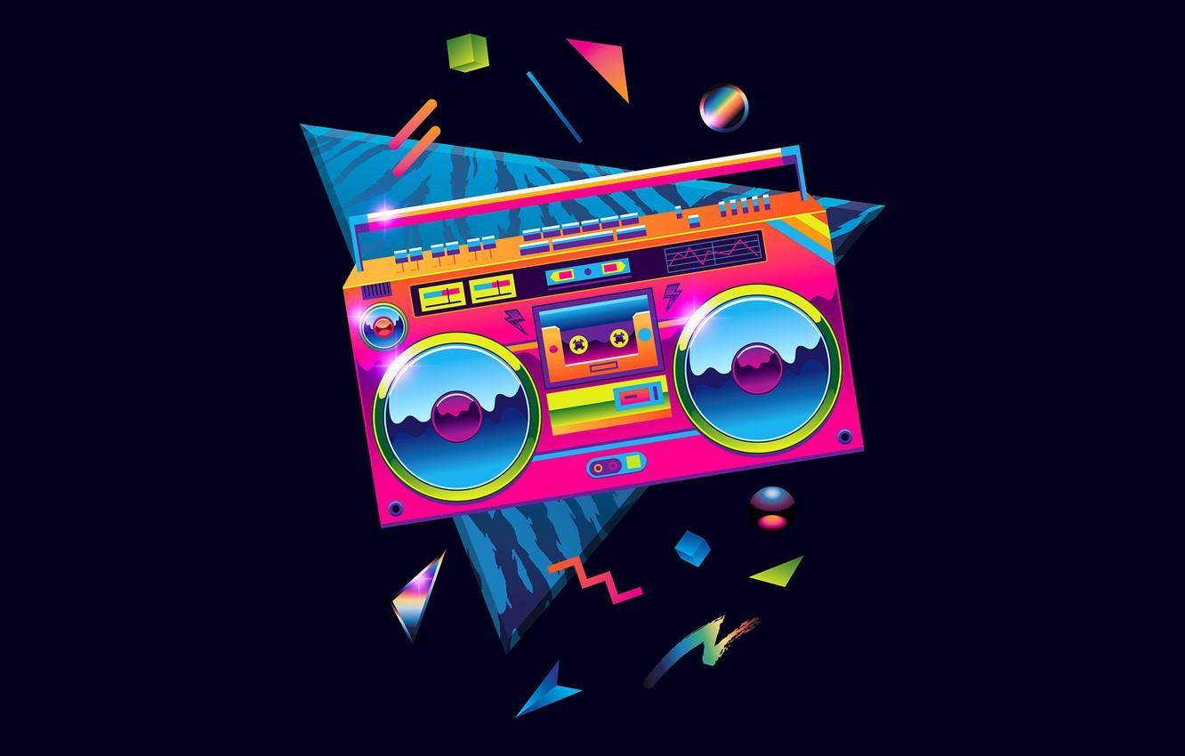 1332x850 Retro 80s Wallpaper