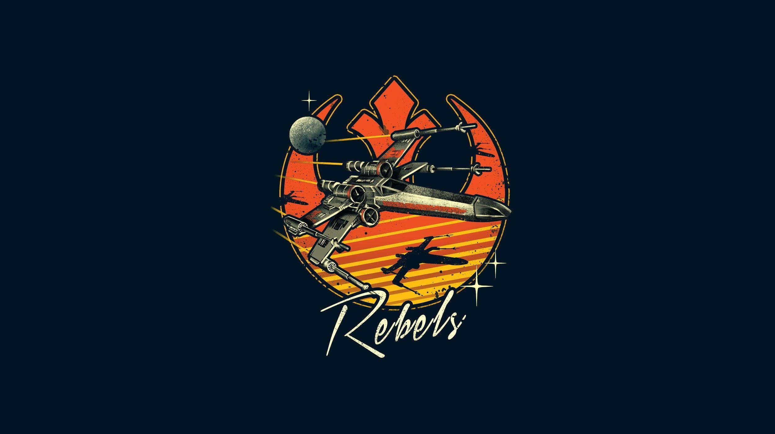 2500x1400 Minimalism Star Wars #Background #Art #X Wing 's By Vincenttrinidad #Vincenttrinidad By Vincent Tr. Star Wars Background, Phone Background Patterns, Star Wars