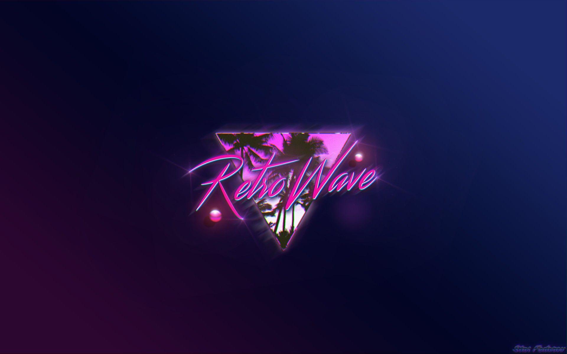 1920x1200 Retro Wave Wallpaper