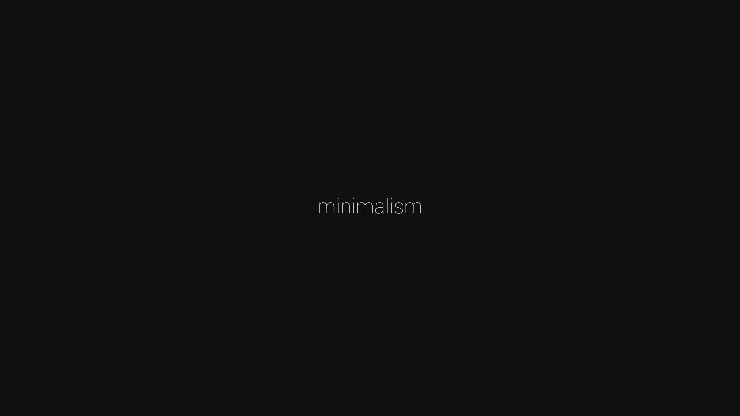 2588x1456 Minimalism Typography Text Dark Background Wallpaper:2588x1456