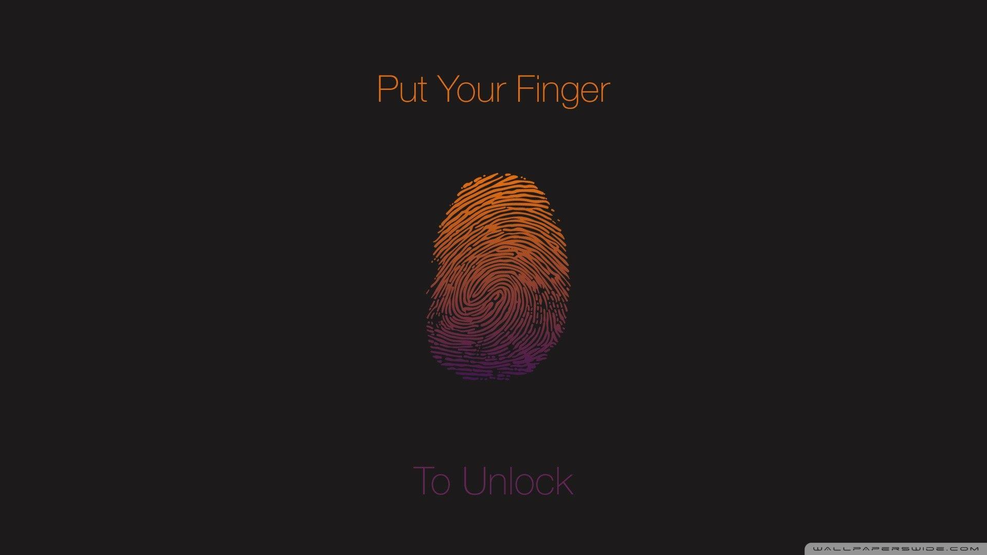 1920x1080 Minimalism Typography Fingerprint Artwork Wallpaper:1920x1080