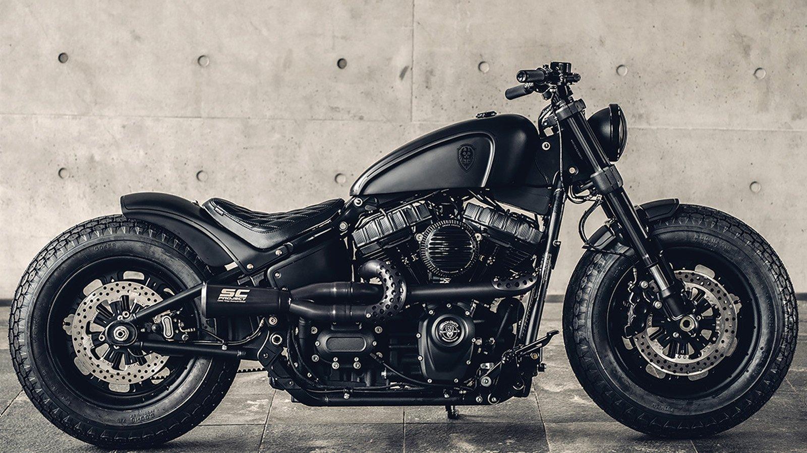 1600x900 Harley Fat Bob Custom from Rough Crafts