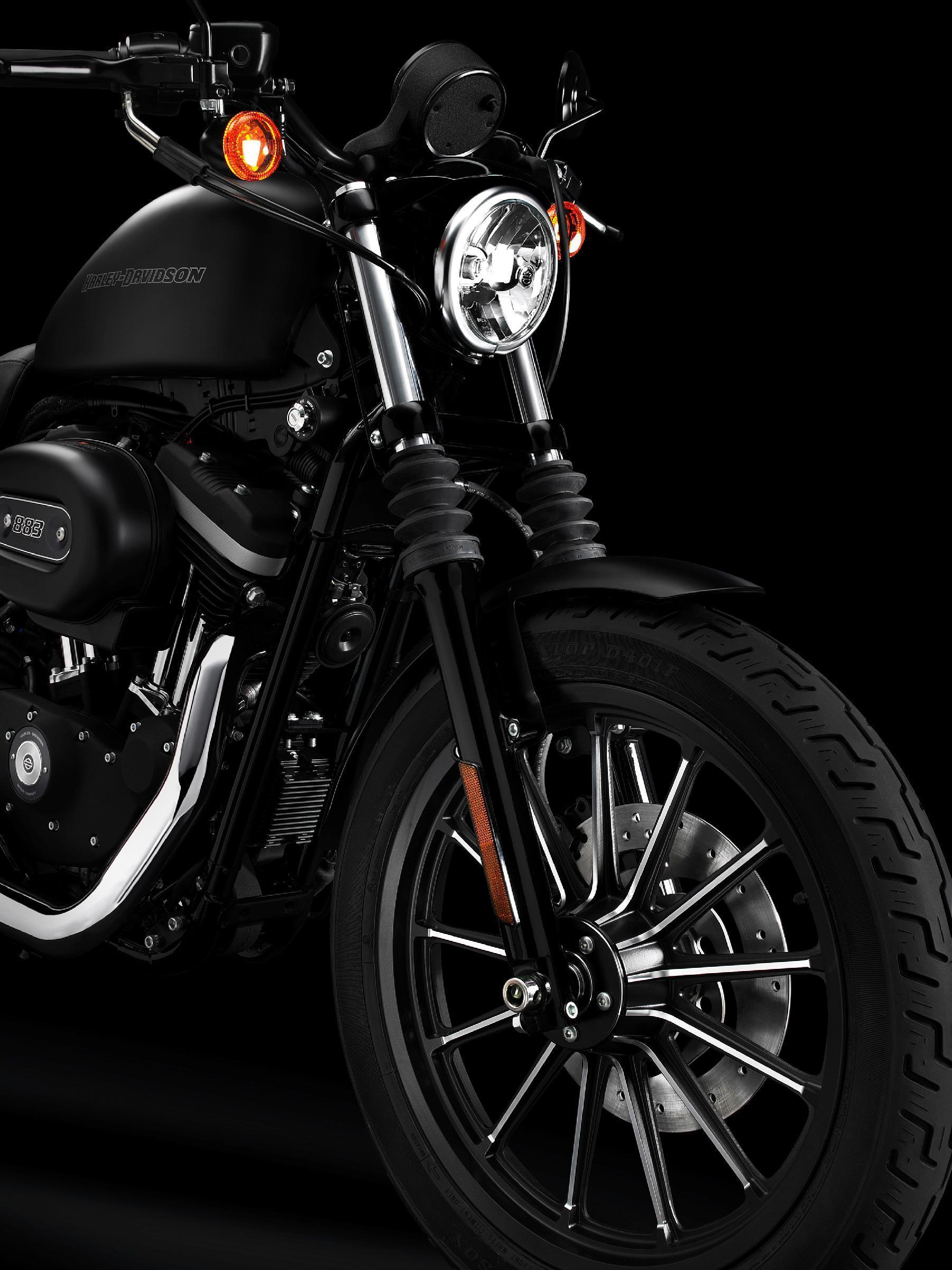1801x2400 Black Harley Davidson Wallpaper HD